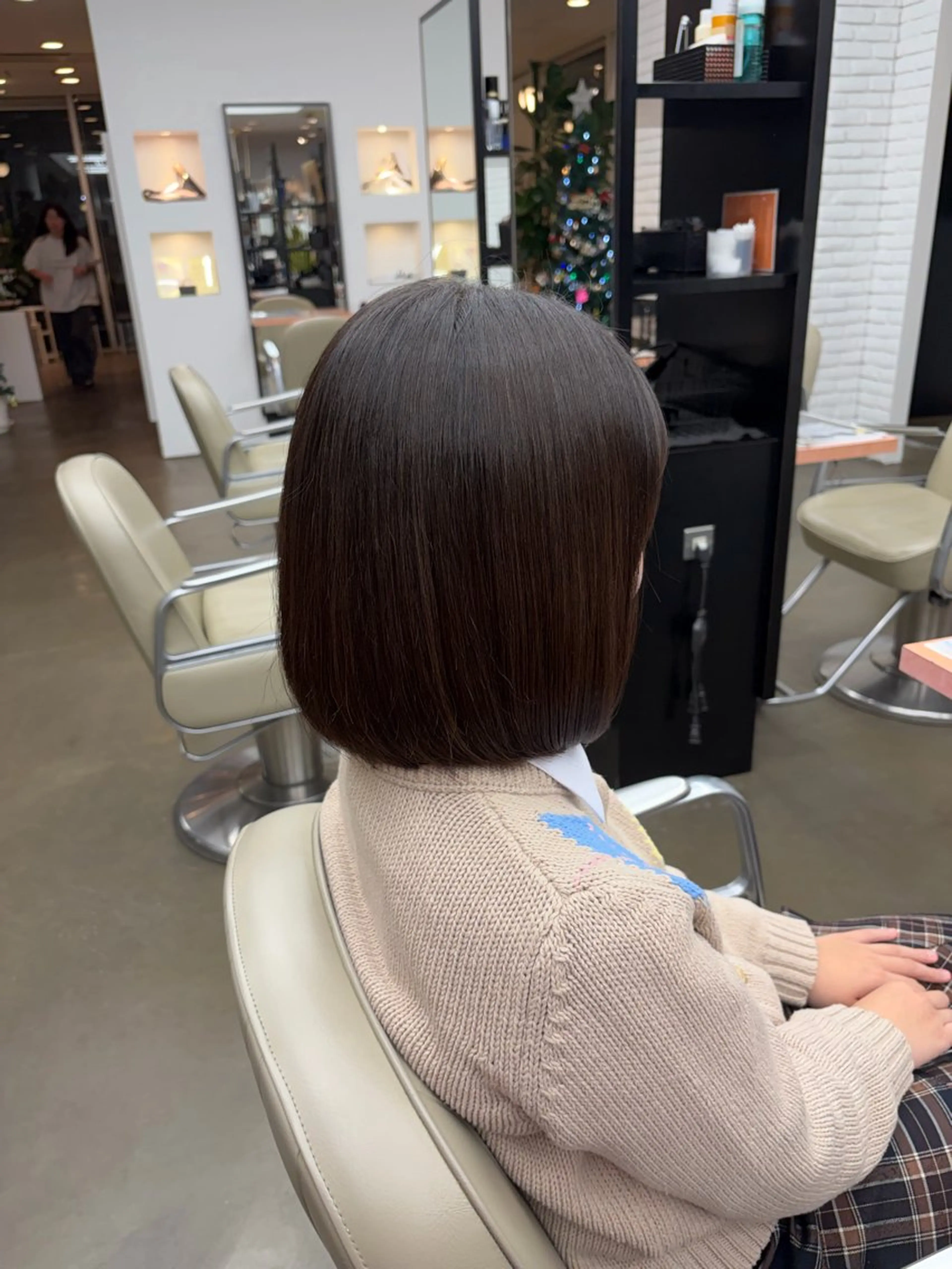 ショート ボブ DIFINOaoyama所属・🎧ayaka/ボブ /透明感カラー🩵のヘアスタイル