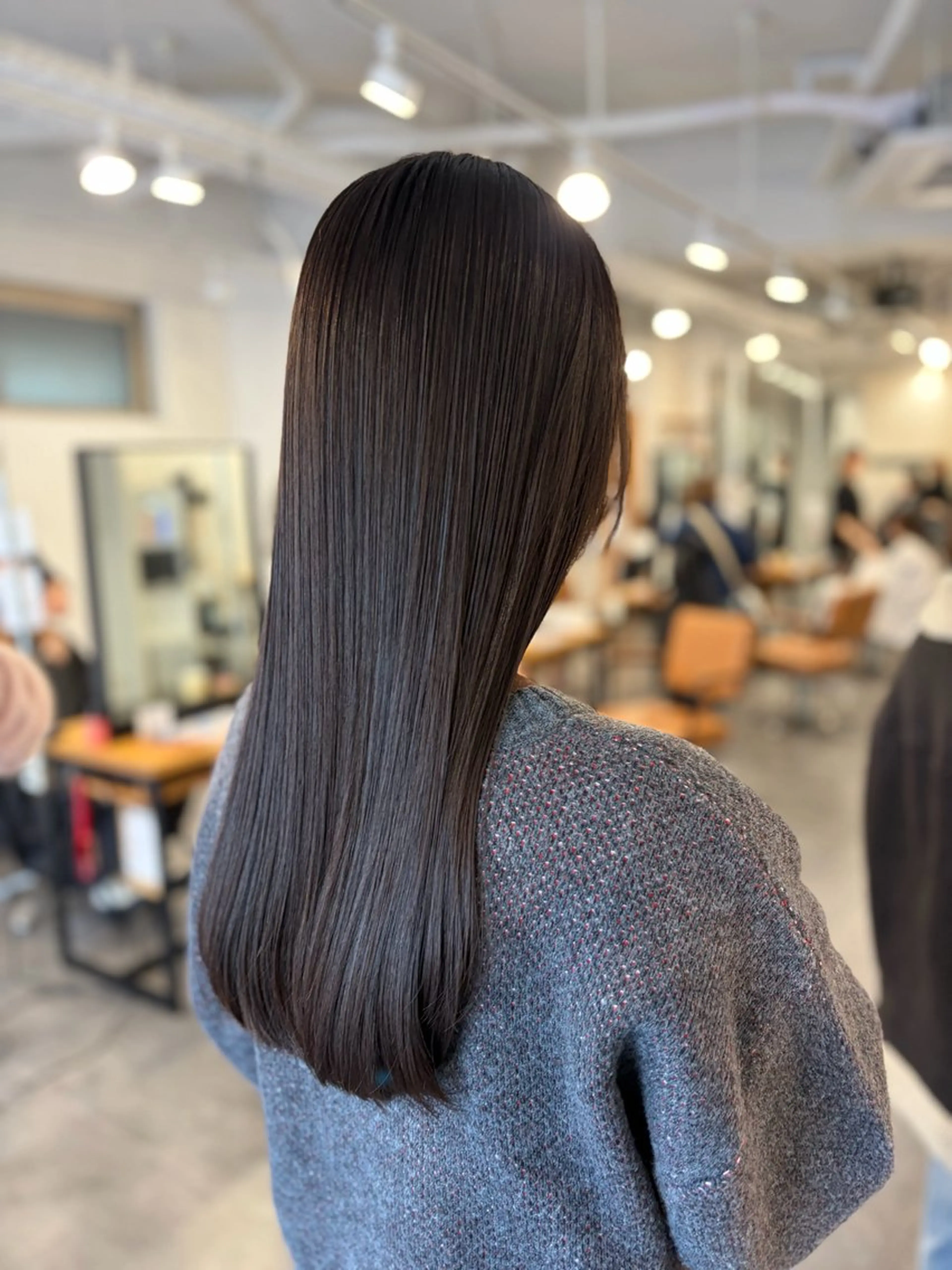ロング カット 縮毛矯正 トリートメント SHIAN 橋本 Daikiのヘアスタイル