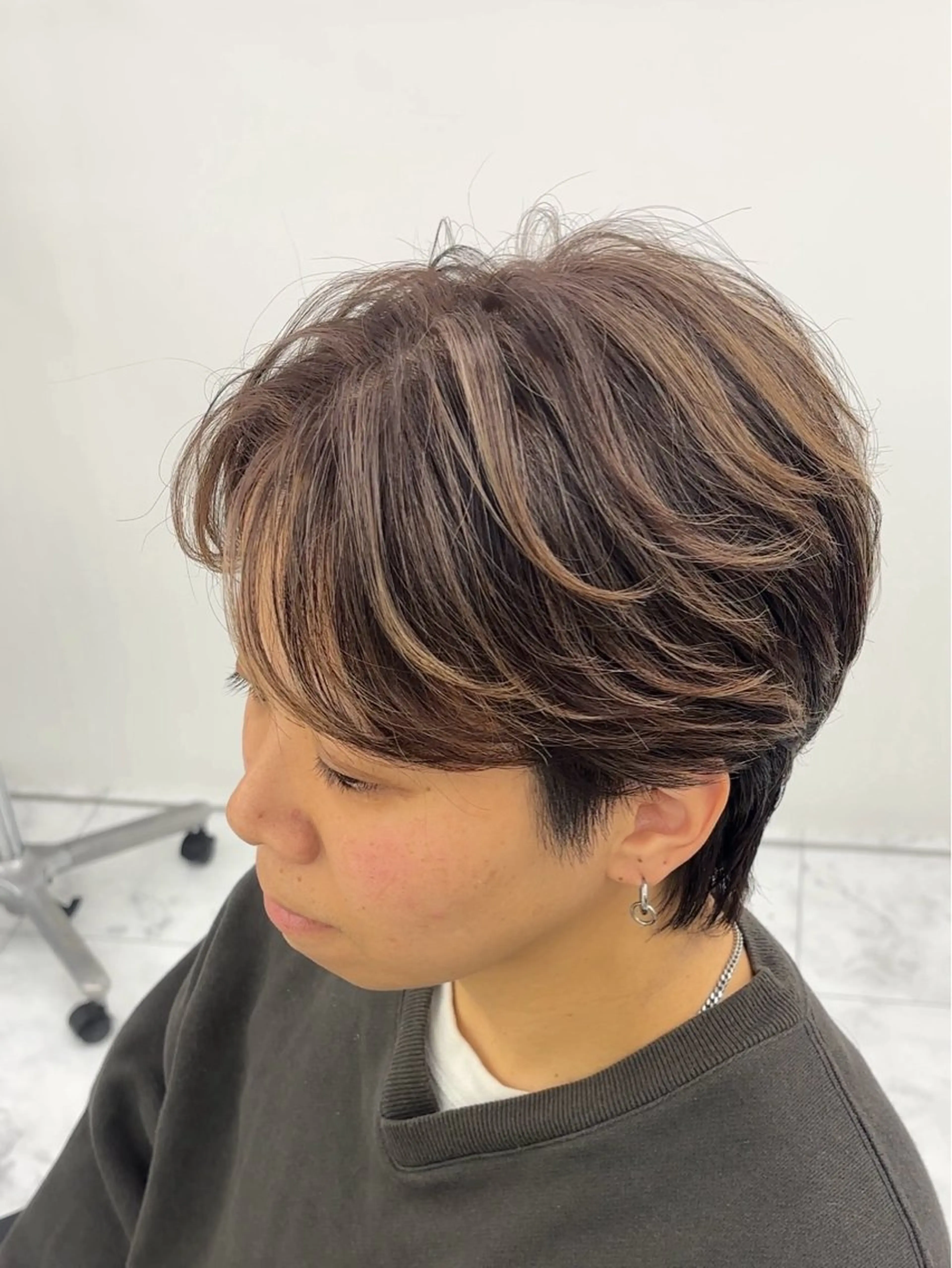 ロング カラー メッシュ クリスマス メンズ特化型美容師 ‪‪★あおいのヘアスタイル