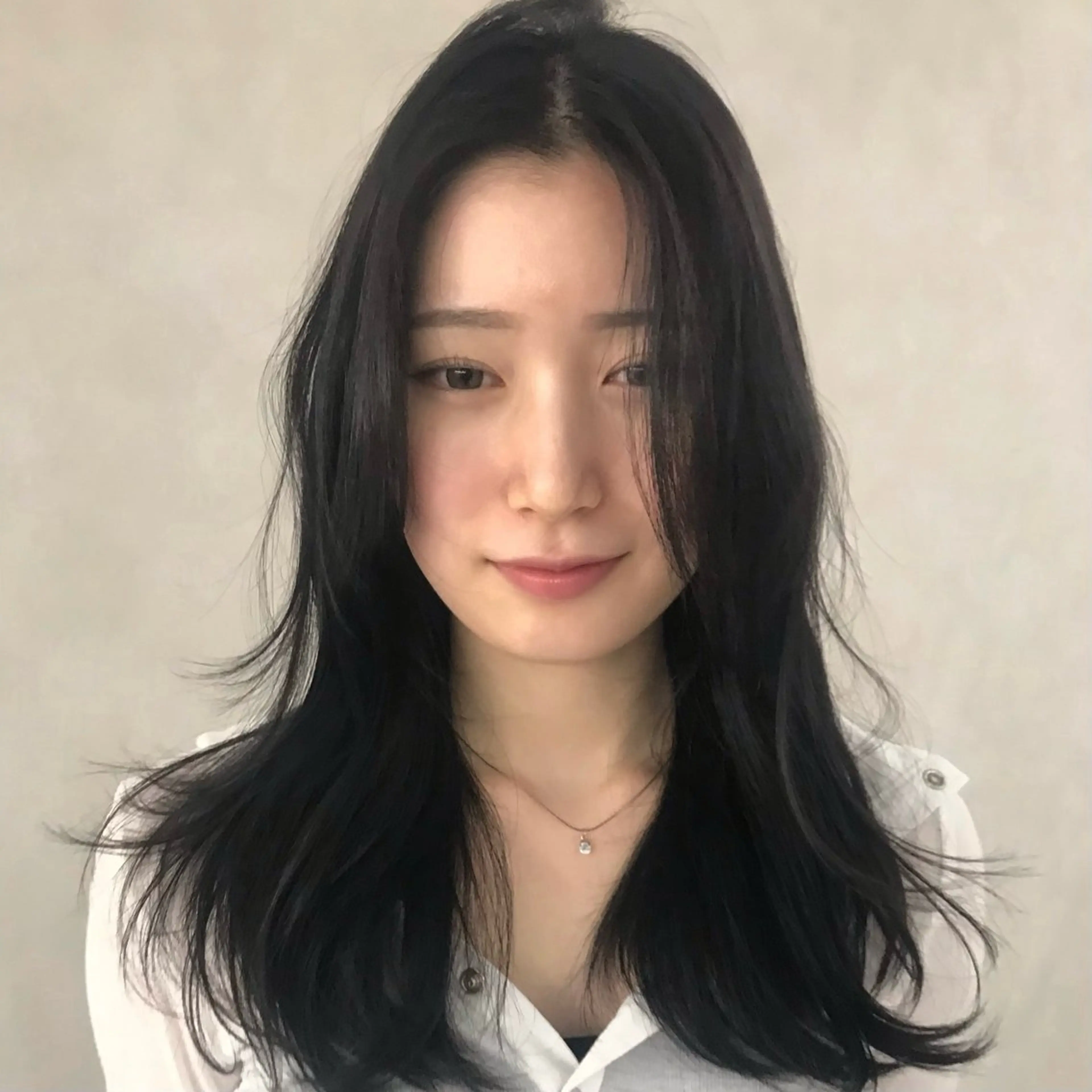 カラー ヘアカラー Kaho 心斎橋カラーモデルのヘアスタイル