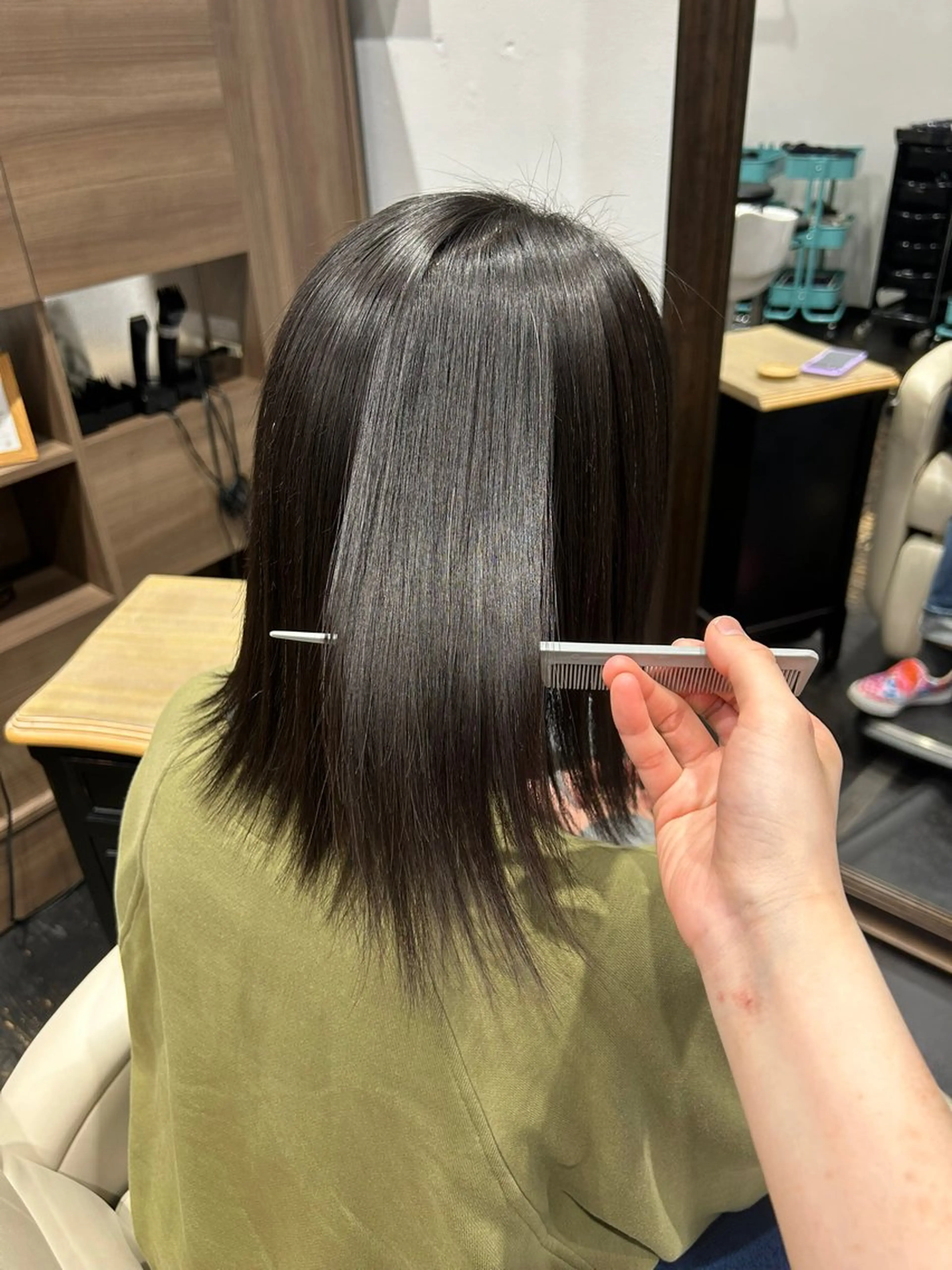 ショート 縮毛矯正 ゆいな / 大阪美容室のヘアスタイル