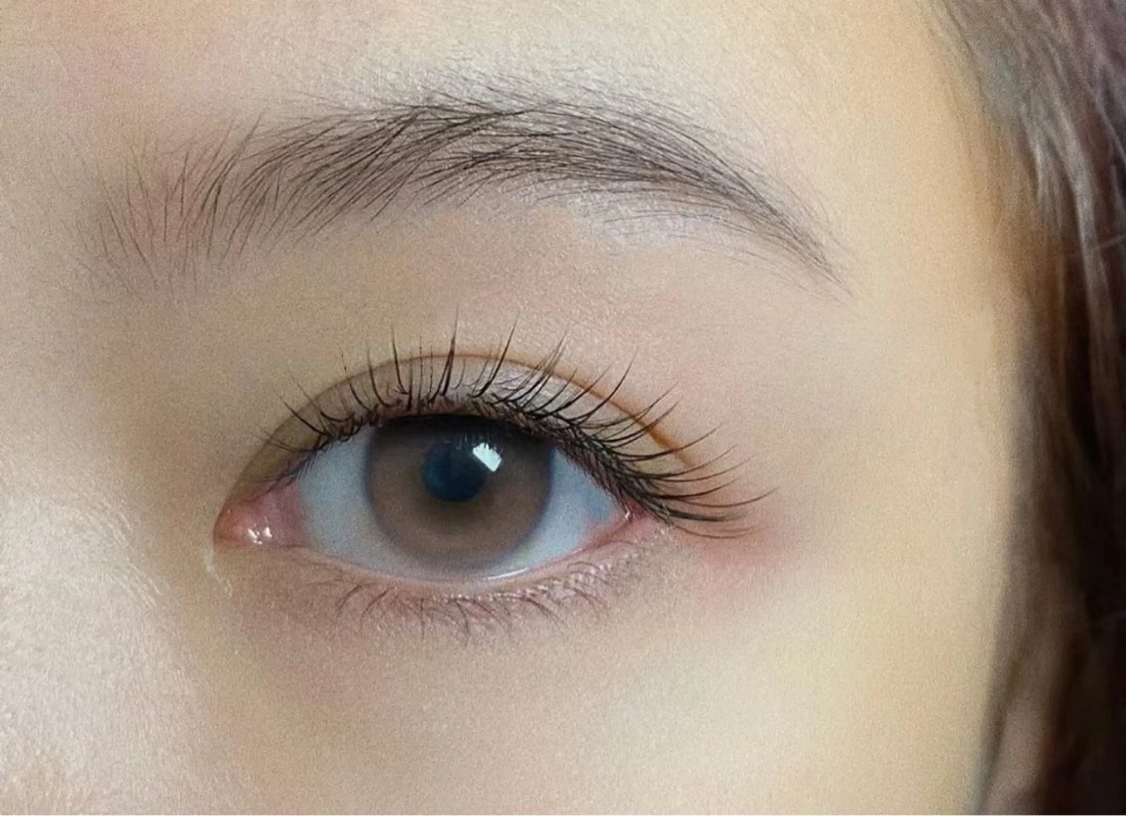 マツエク・マツパ フラットラッシュ ナチュラル マツエク L·ヒヒ アイラッシュのマツエク・マツパデザイン