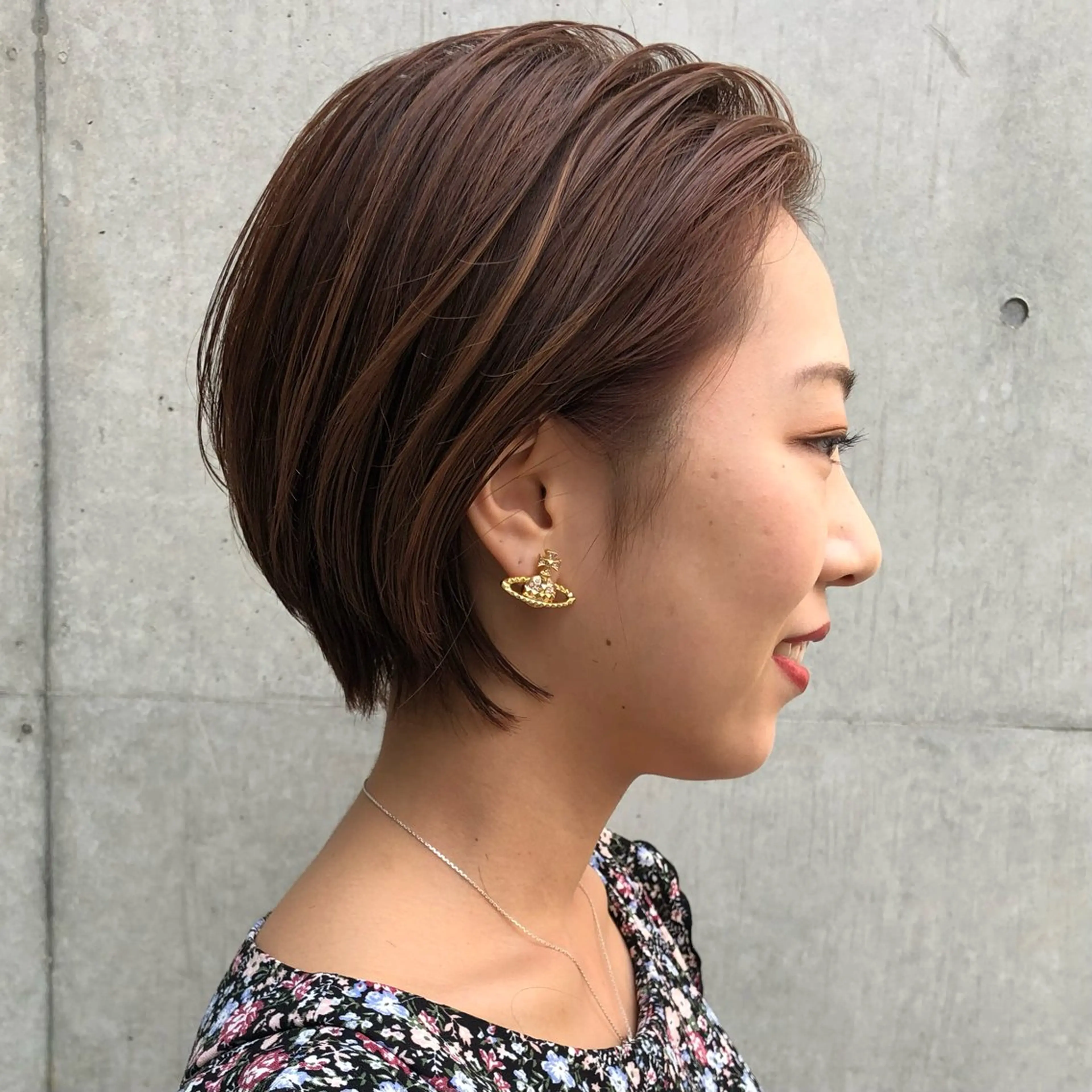 ショート ハイライト 髪質改善 レイヤーカット ショートヘア ショート職人 美容師【KENTA】のヘアスタイル