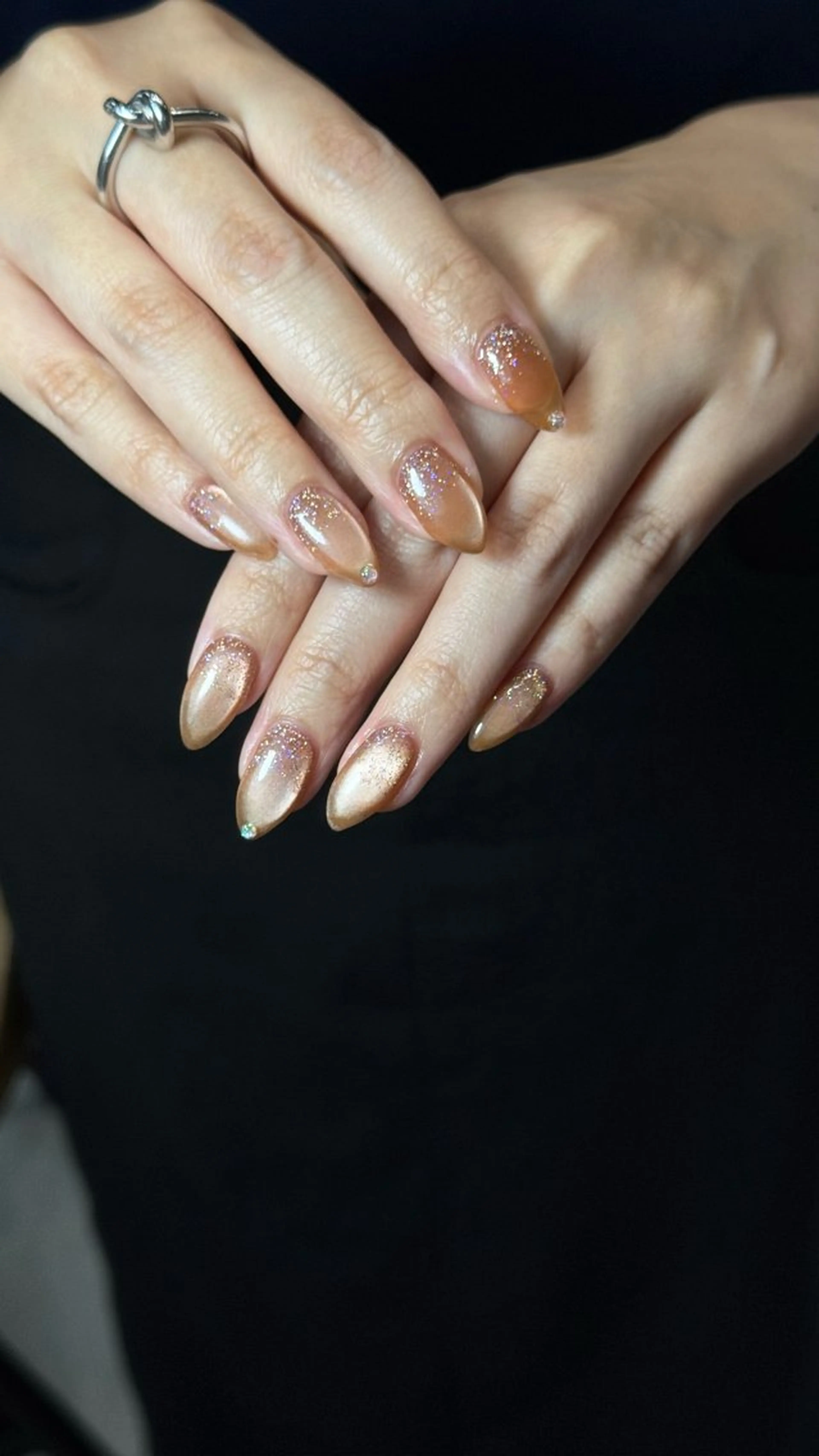 ネイル アートネイル キラキラネイル ハンドネイル Momoka ネイリスト福岡/薬院のネイルデザイン