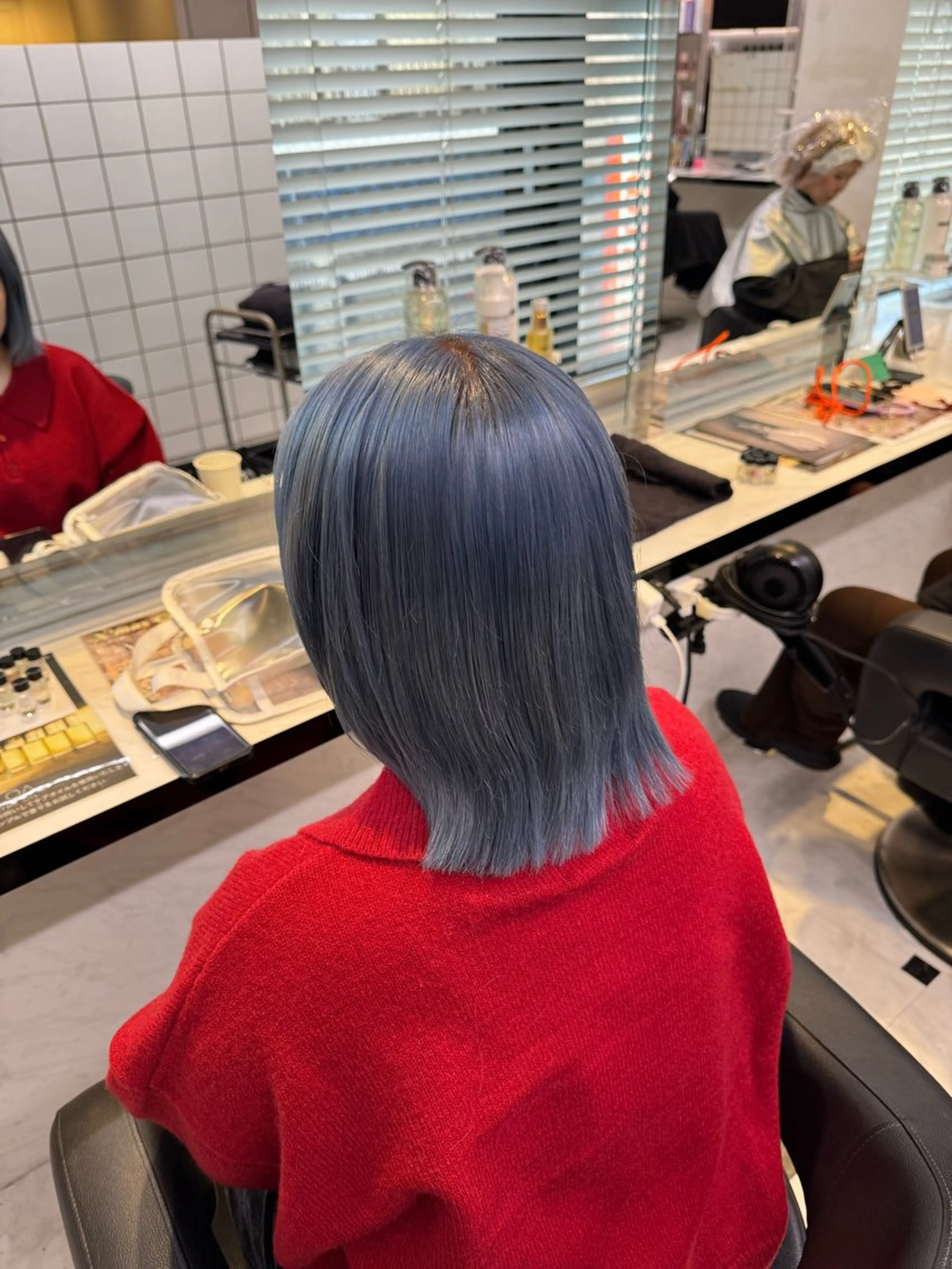 ミディアム カラー ヘアアレンジ ブリーチ ケアブリーチ ヘアカラー 🥀レイヤー×ハイト ーントレンドヘア🥀のヘアスタイル