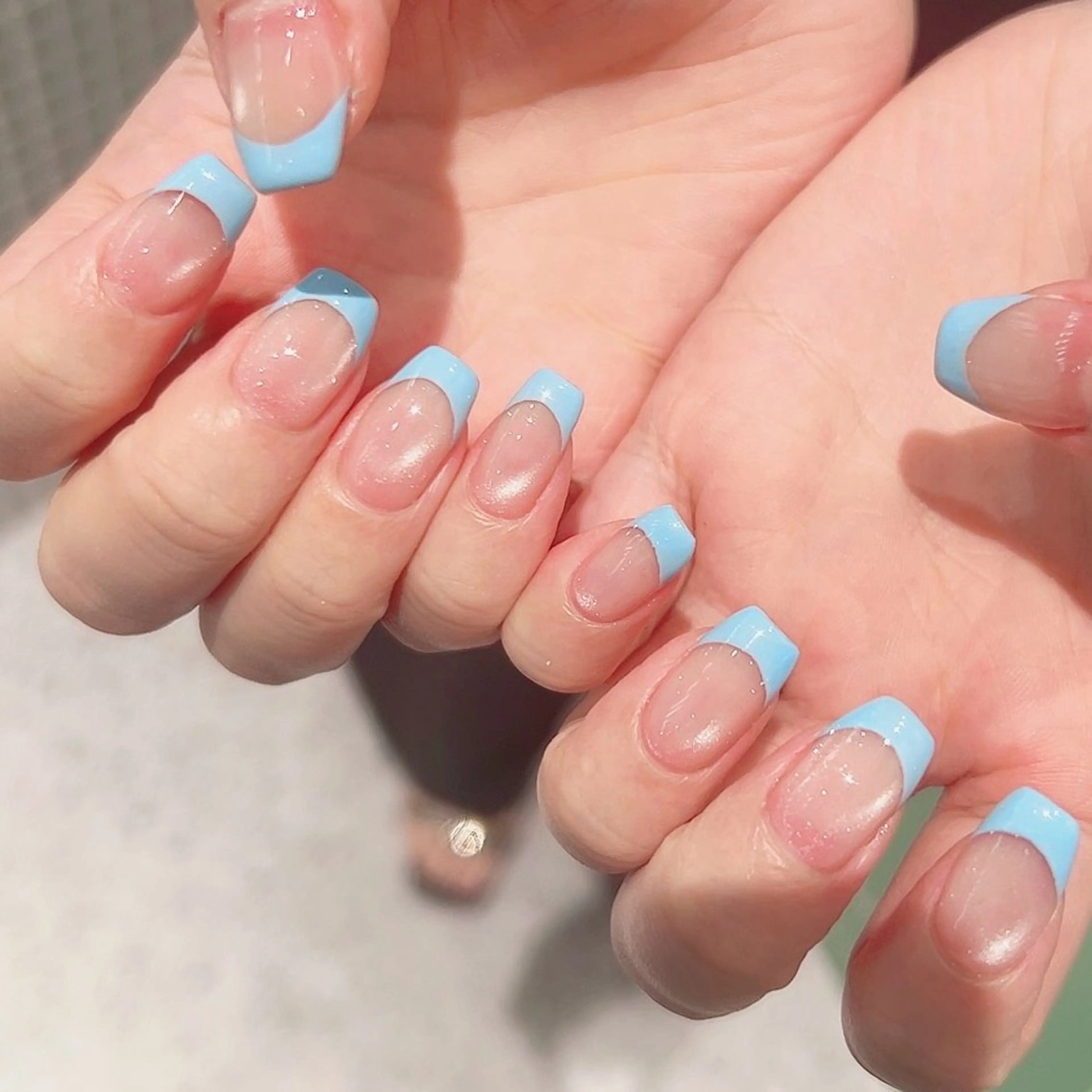 ネイル フレンチネイル マグネットネイル shin./ 渋谷eye&nailのネイルデザイン