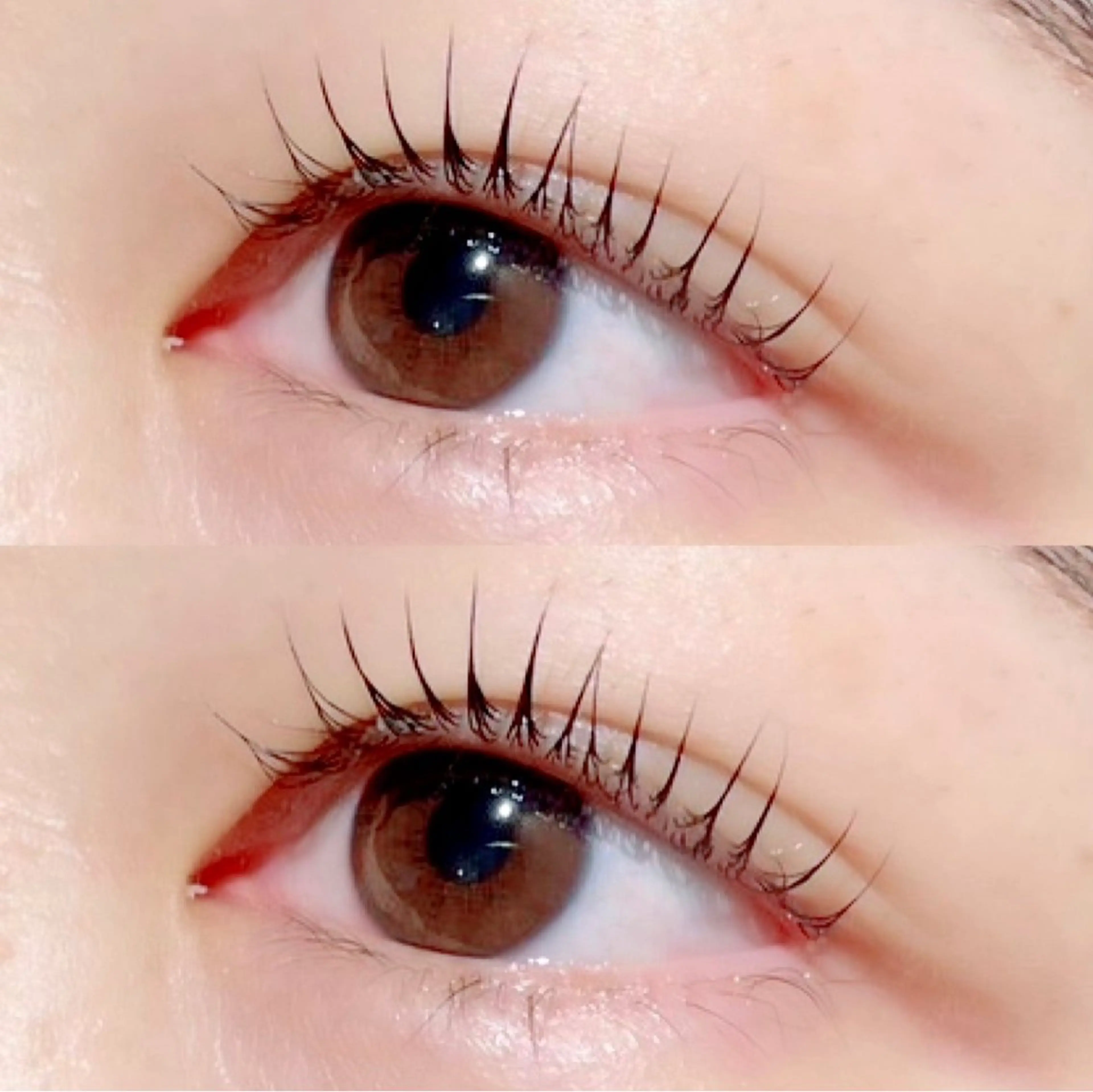 マツエク・マツパ パリジェンヌラッシュリフト re; みおのヘアスタイル