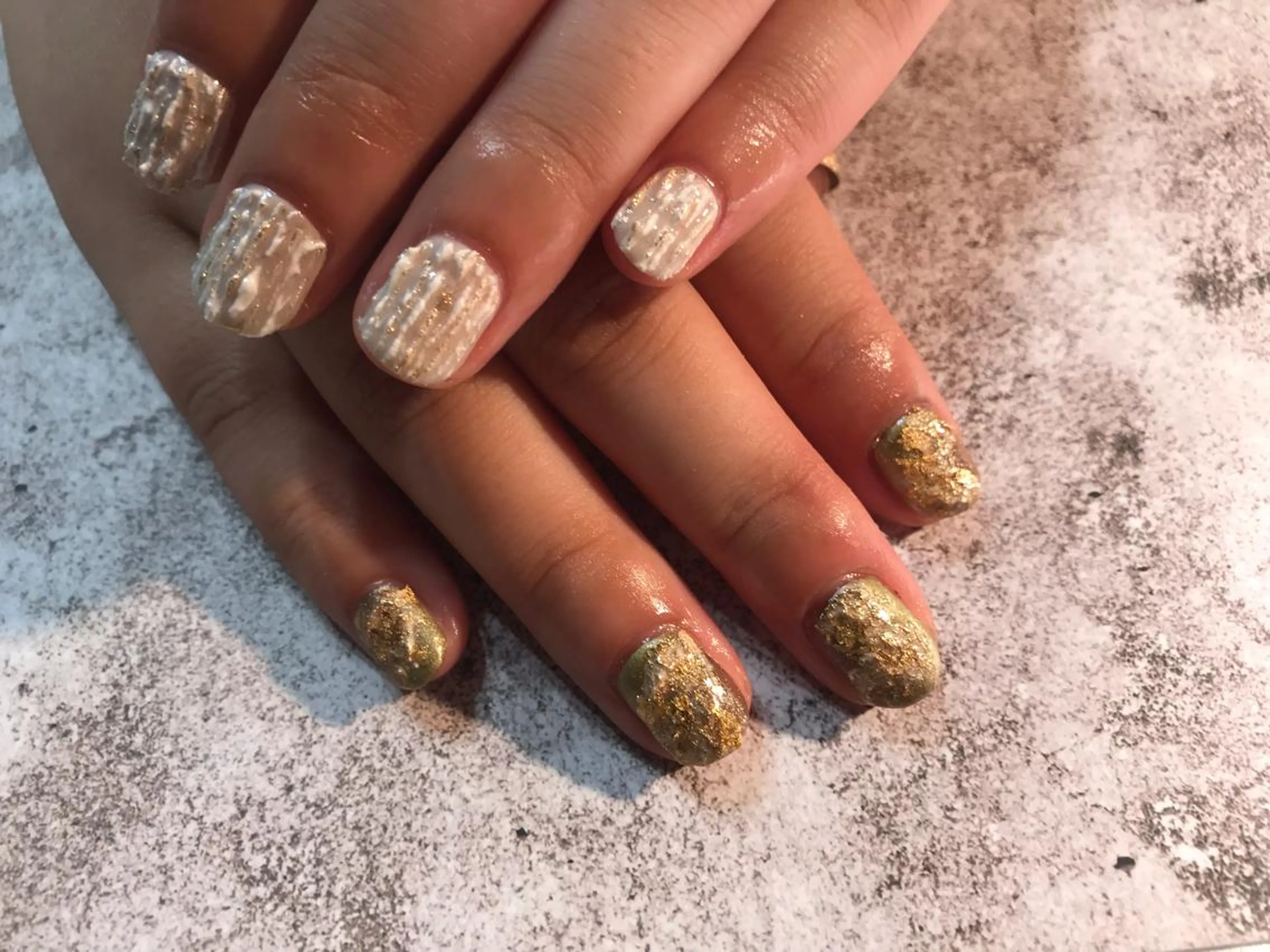 お洒落さんにオススメ💅左右違うデザイン♡オフあり・オフなし¥9000🍉ご新規様他店オフ無料✨お色変更可能🙆‍♀️の写真