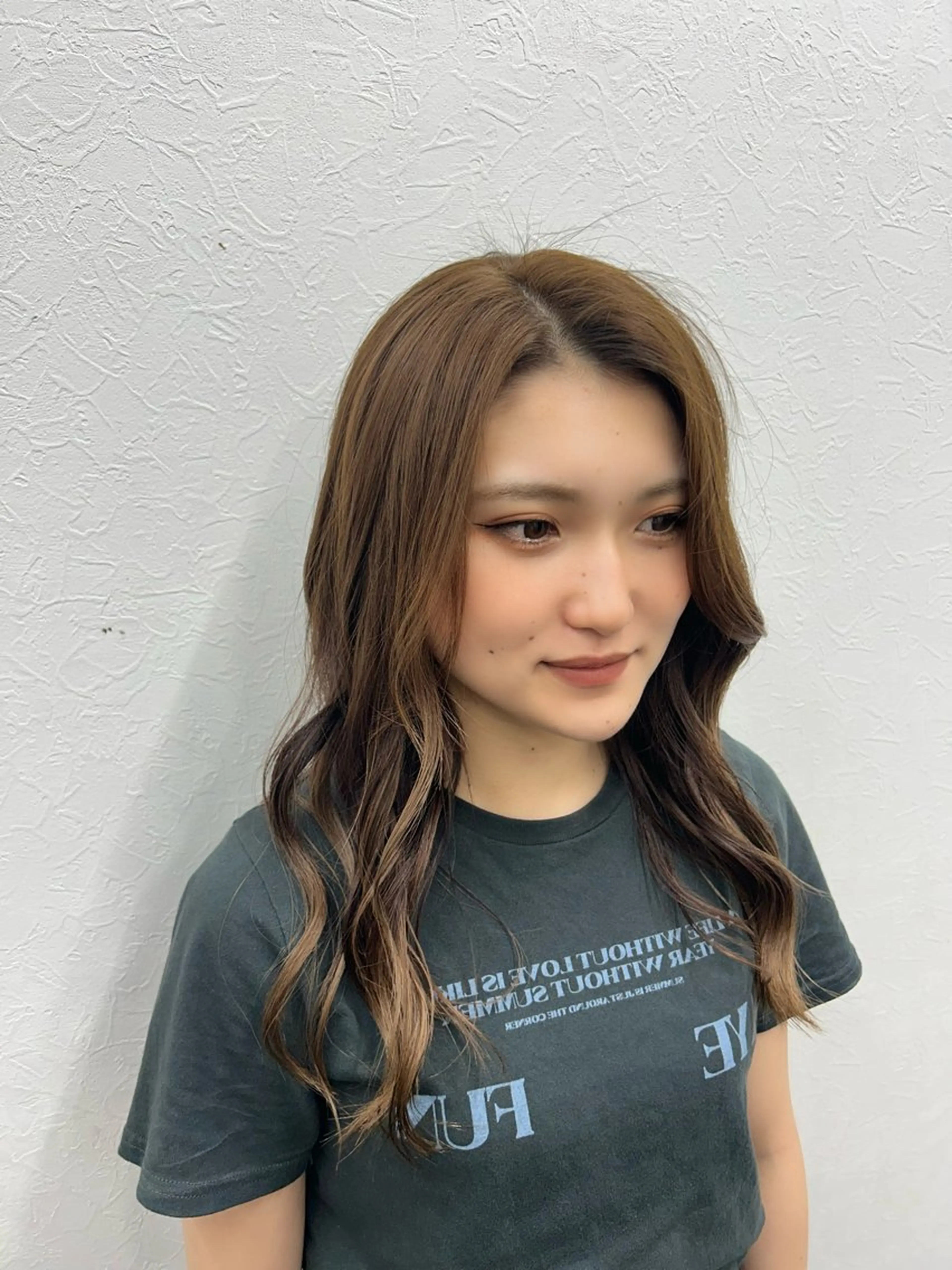 セミロング カラー ヘアアレンジ 鈴木 アメリのヘアスタイル