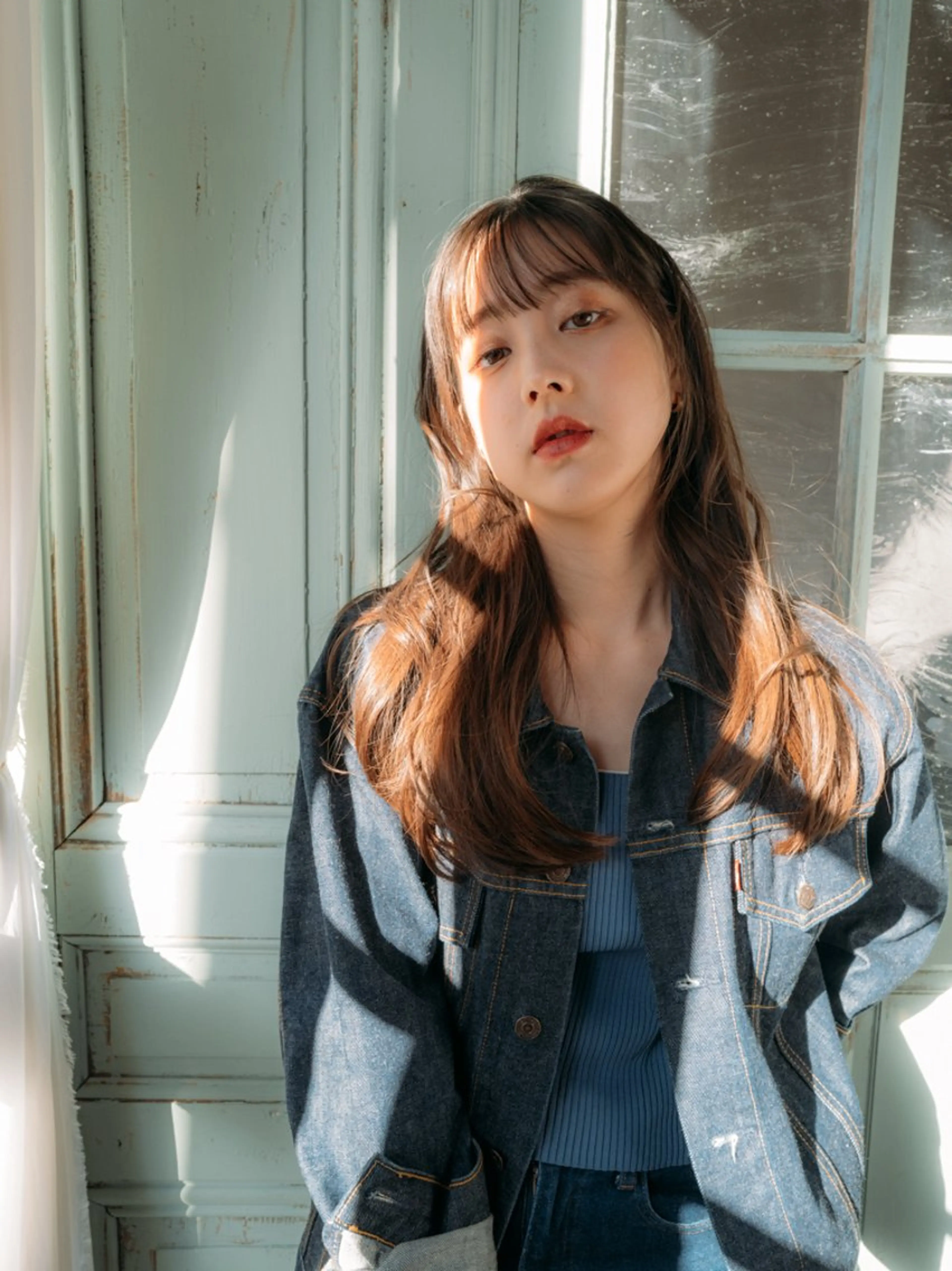 ロング 顔周りカット レイヤーカット 生えぐせ矯正/ 髪質改善/Yutoのヘアスタイル