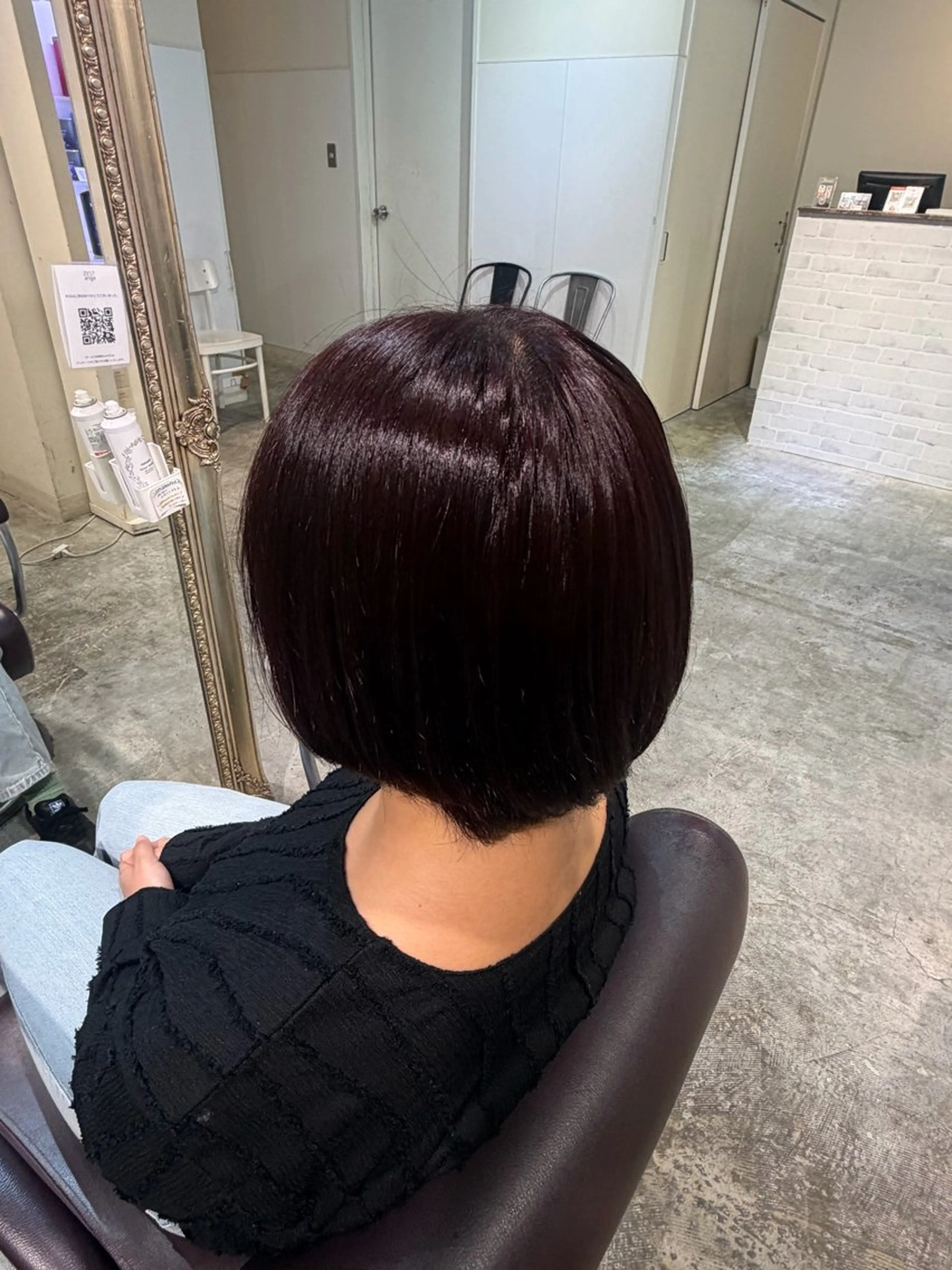 ショート ヘアカラー ユ ウカのヘアスタイル