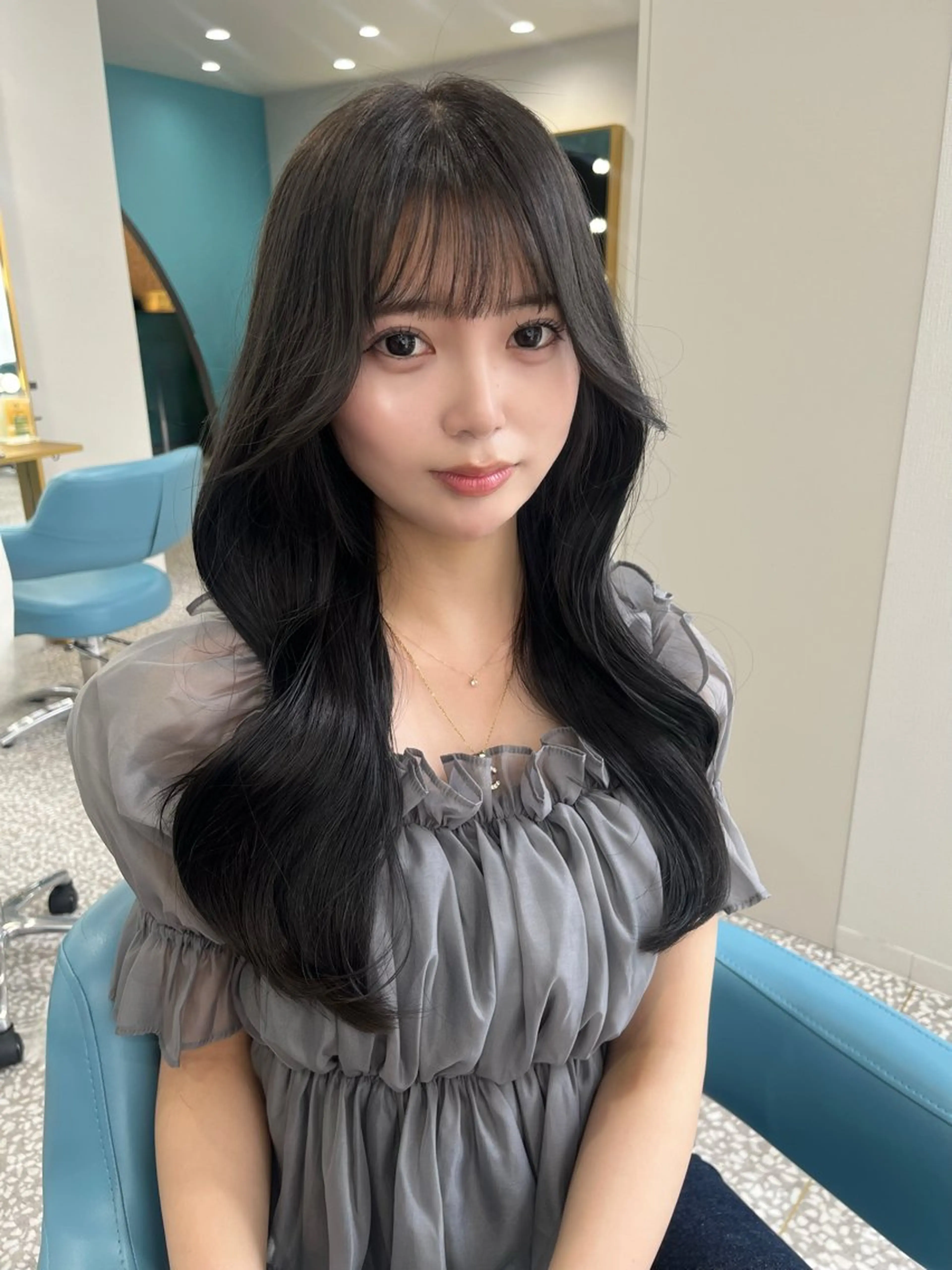 ロング カラー 上谷 圭輝のヘアスタイル