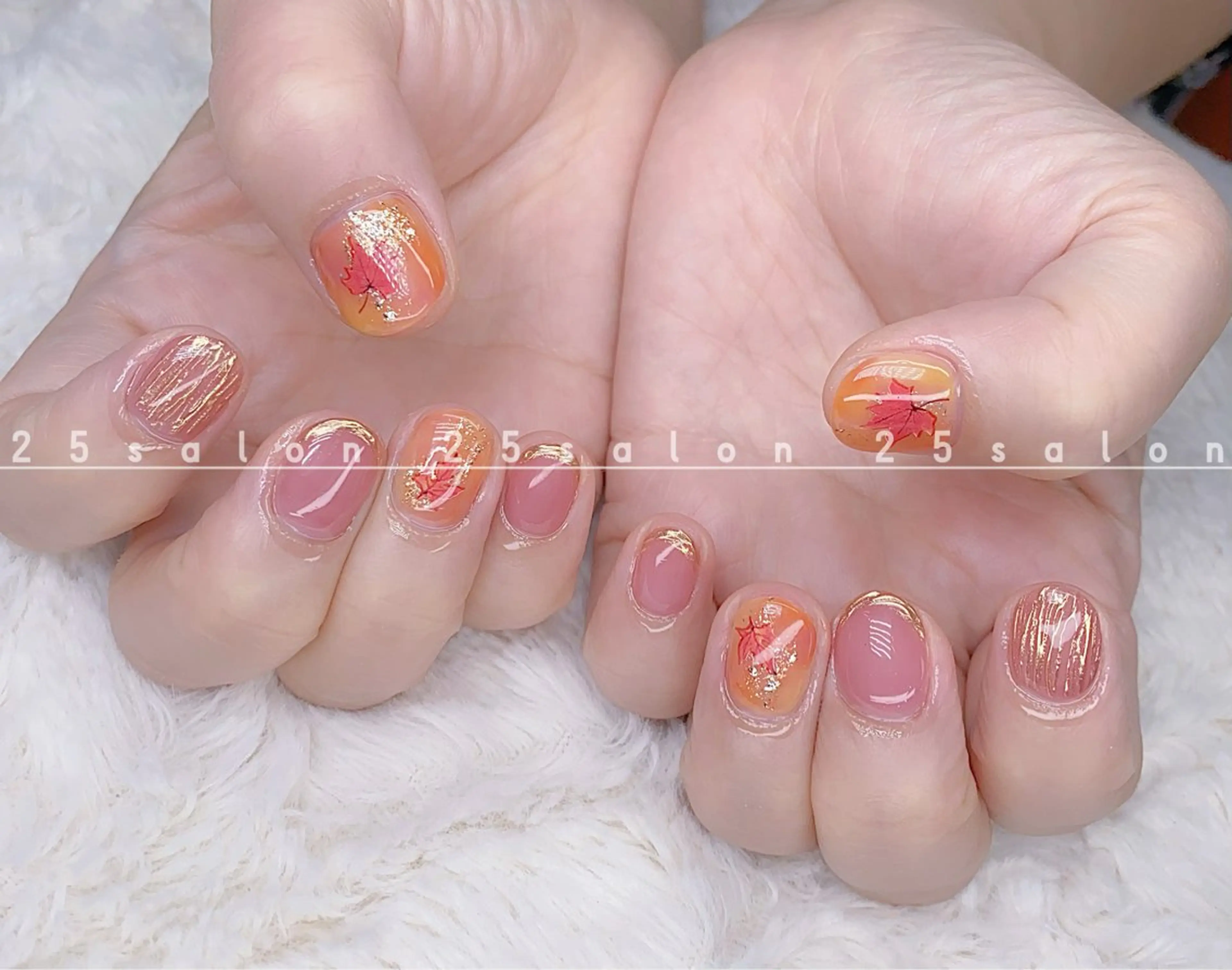 ネイル ジェルネイル 韓国ネイル ニュアンスネイル パラジェル ワンホンネイル 2 5のマツエク・マツパデザイン