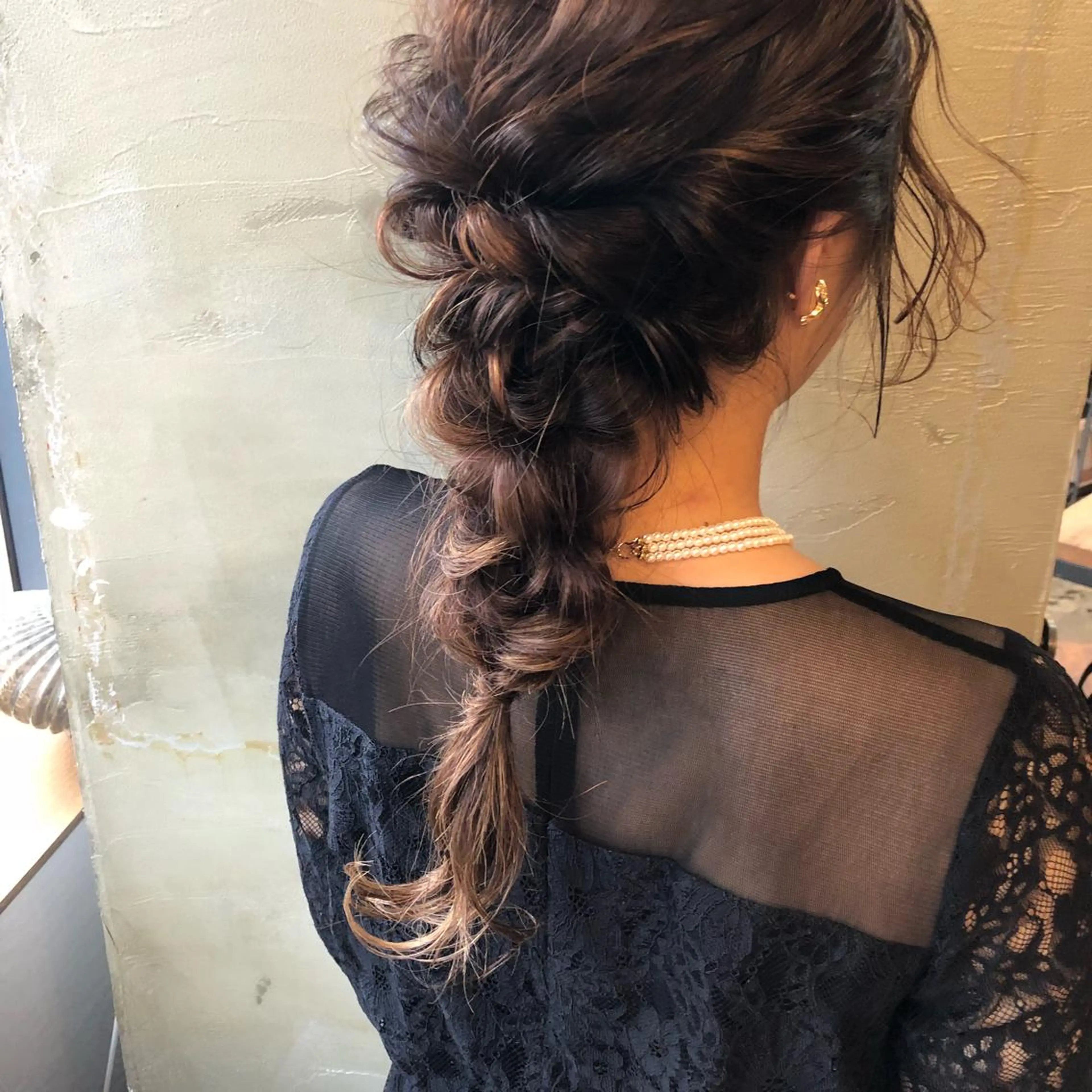 ロング カラー ヘアアレンジ ROSTAR所属・川上 智汐のヘアスタイル