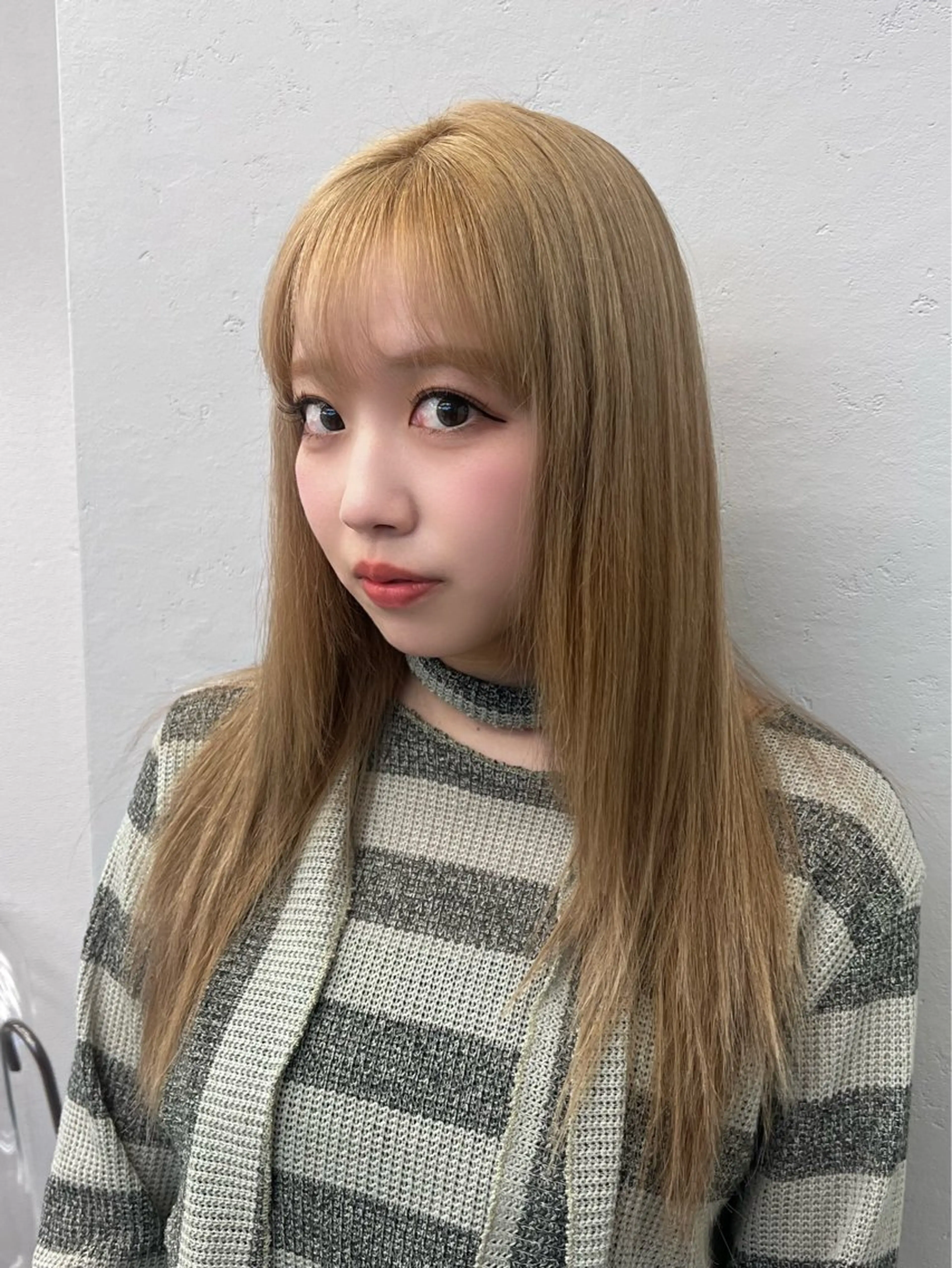 ロング ケアカラー 髪質改善 ヘアカラー akari/髪質改善 /ブリーチ/名古屋のヘアスタイル