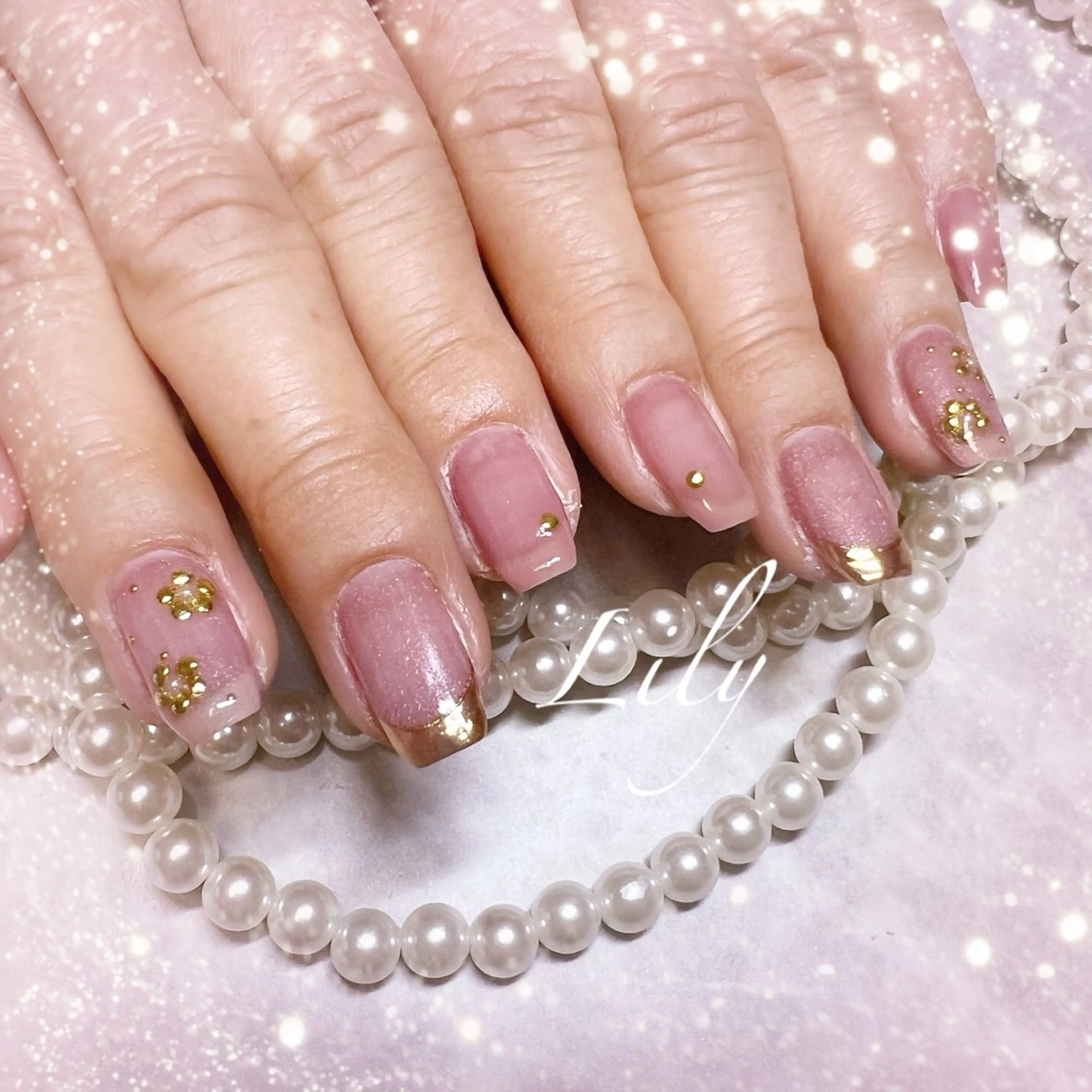 ネイル ハンドネイル Lily*nail 🌻Mii🌻のネイルデザイン