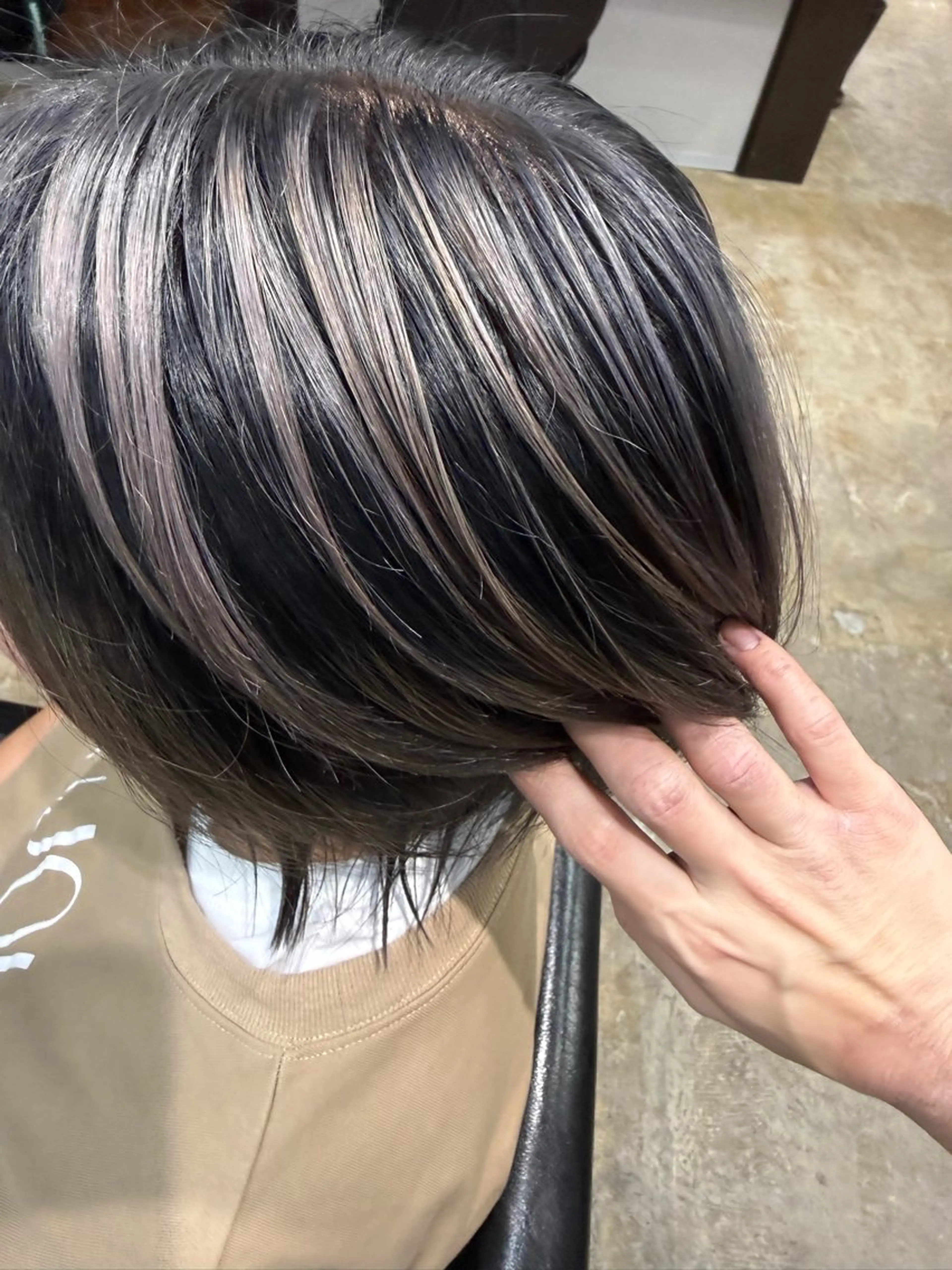 カラー バレイヤージュ ルシ🎨/ハイトーン デザイン/髪質改善のヘアスタイル