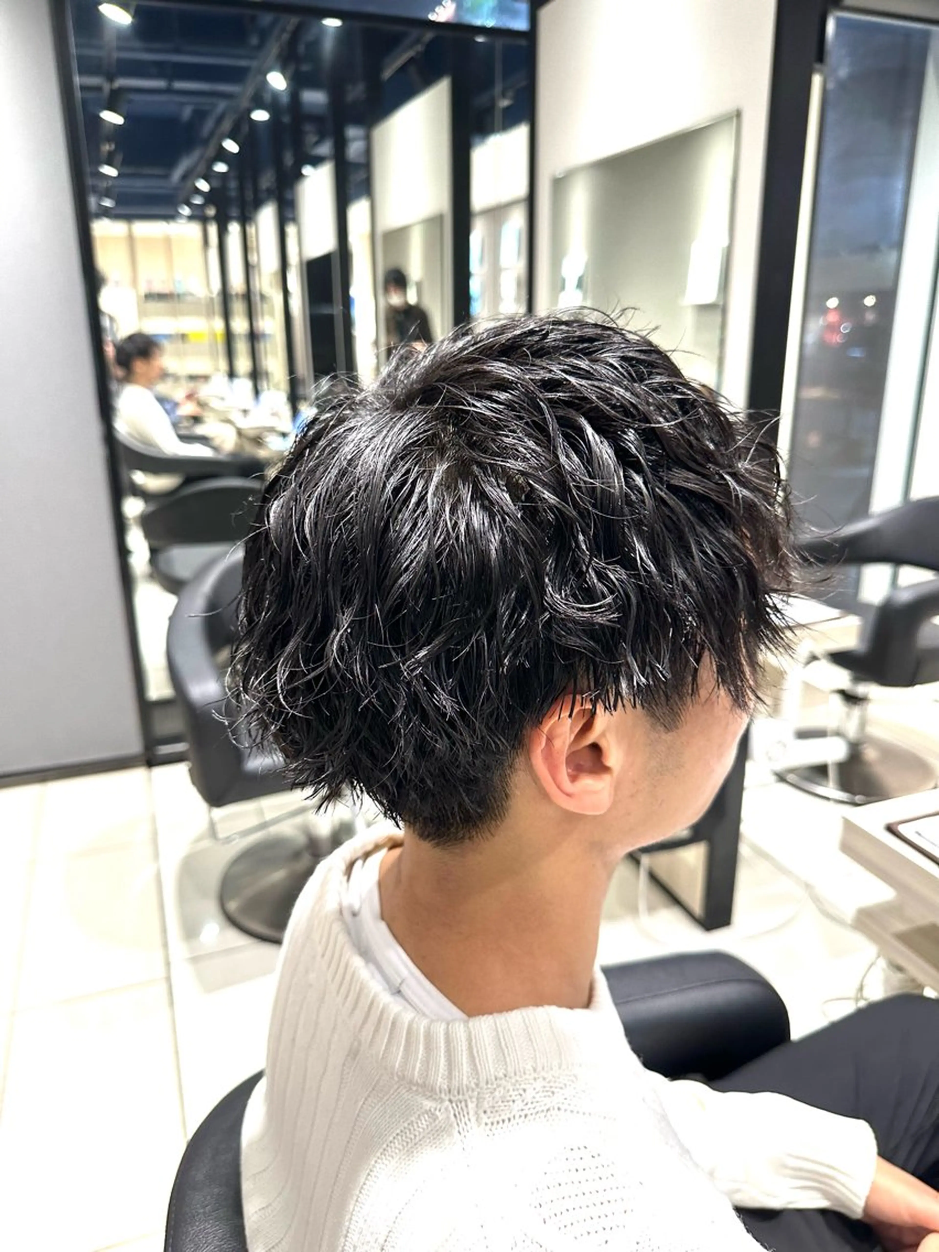 パーマ メンズ メンズパーマ ツイストスパイラルパーマ 波巻きパーマ スパイラルパーマ カット パーマ メンズ特化美容師💠 / 関内 / レンのヘアスタイル