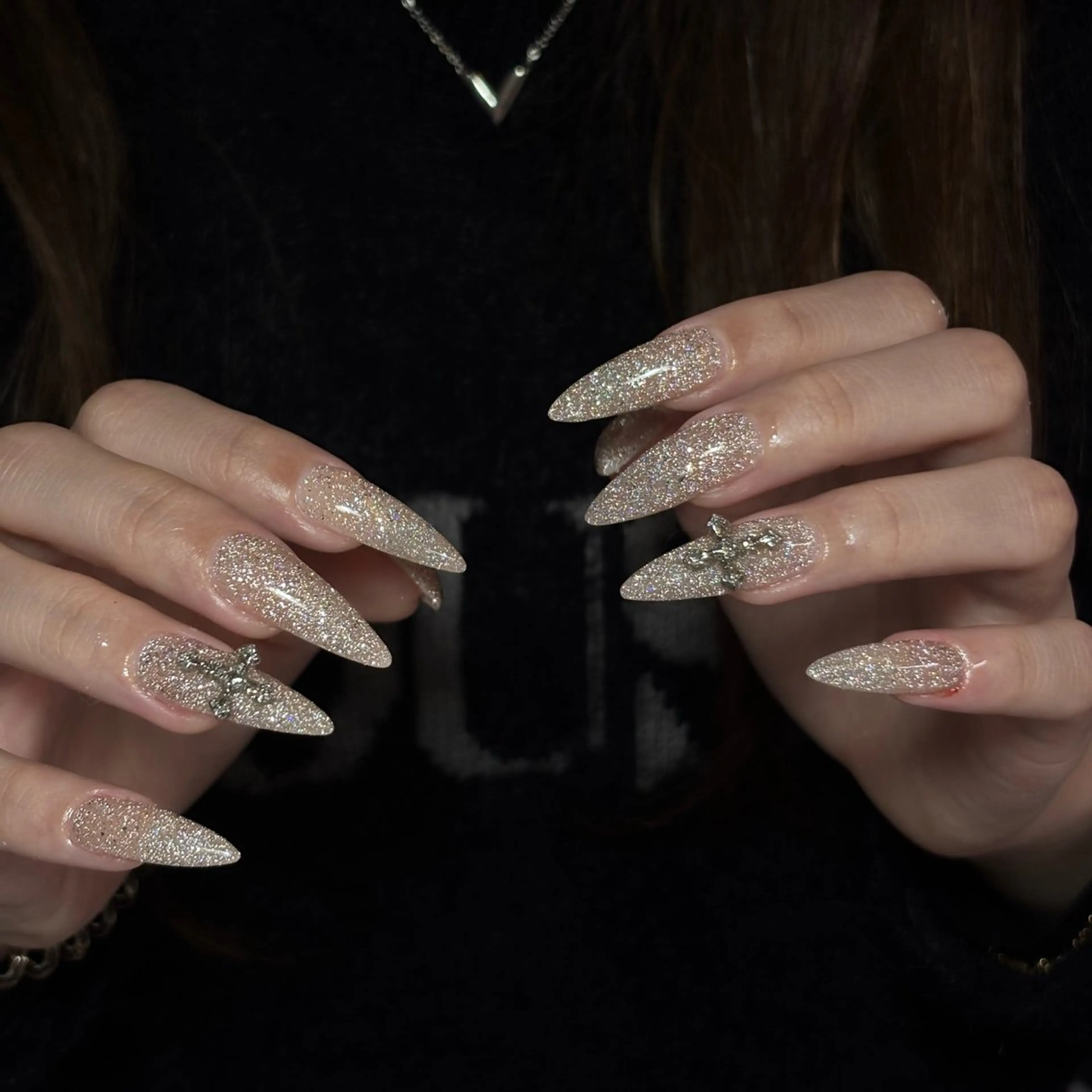 ネイル フラッシュネイル ジェルネイル ハンドネイル mood mitsukiのネイルデザイン