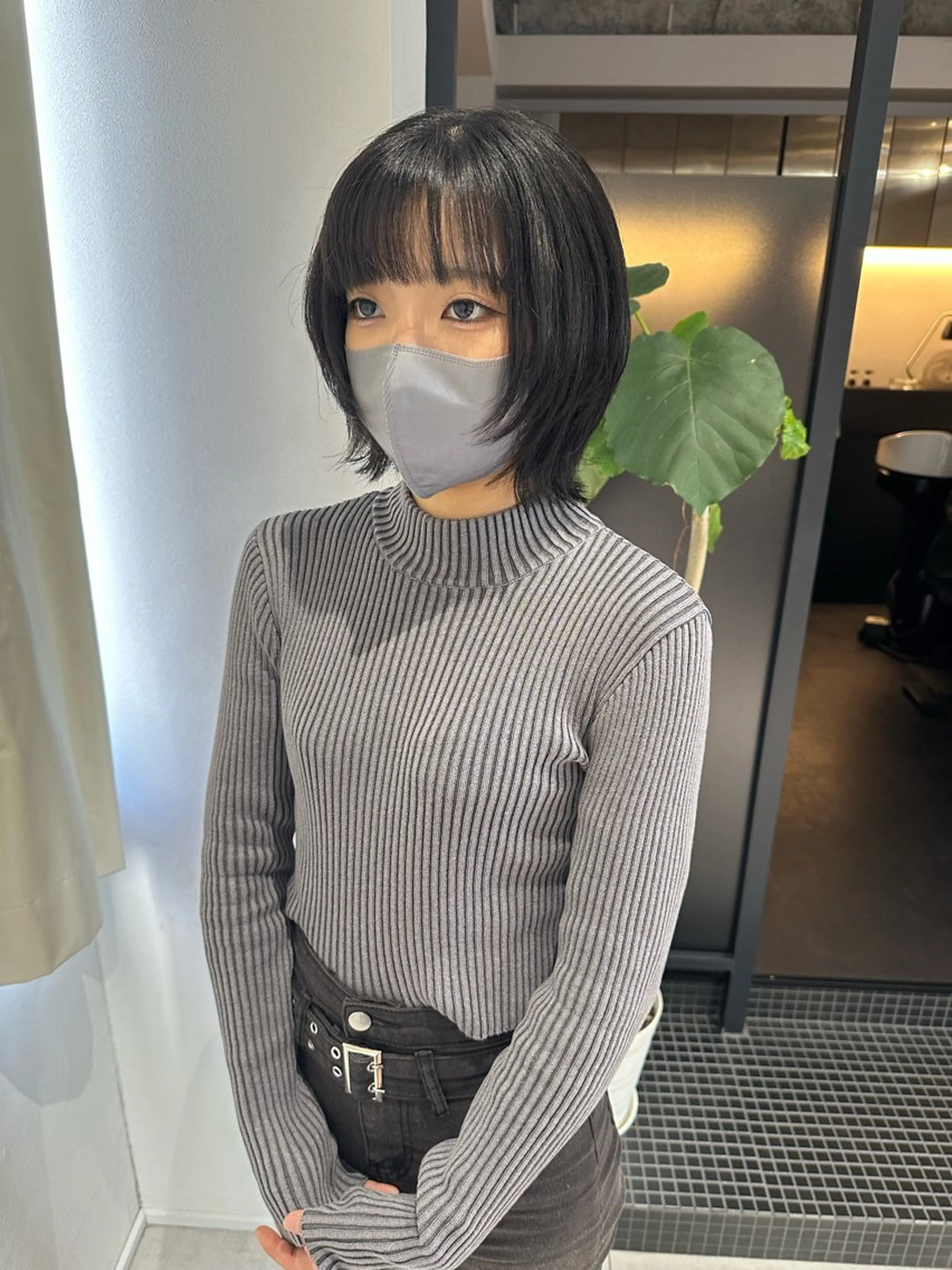 ショート ボブレイヤー ボブ 顔まわりレイヤー レイヤーカット ショートヘア カット トリートメント 山下恋佳/矢場町/ ブリーチ/ショートのヘアスタイル