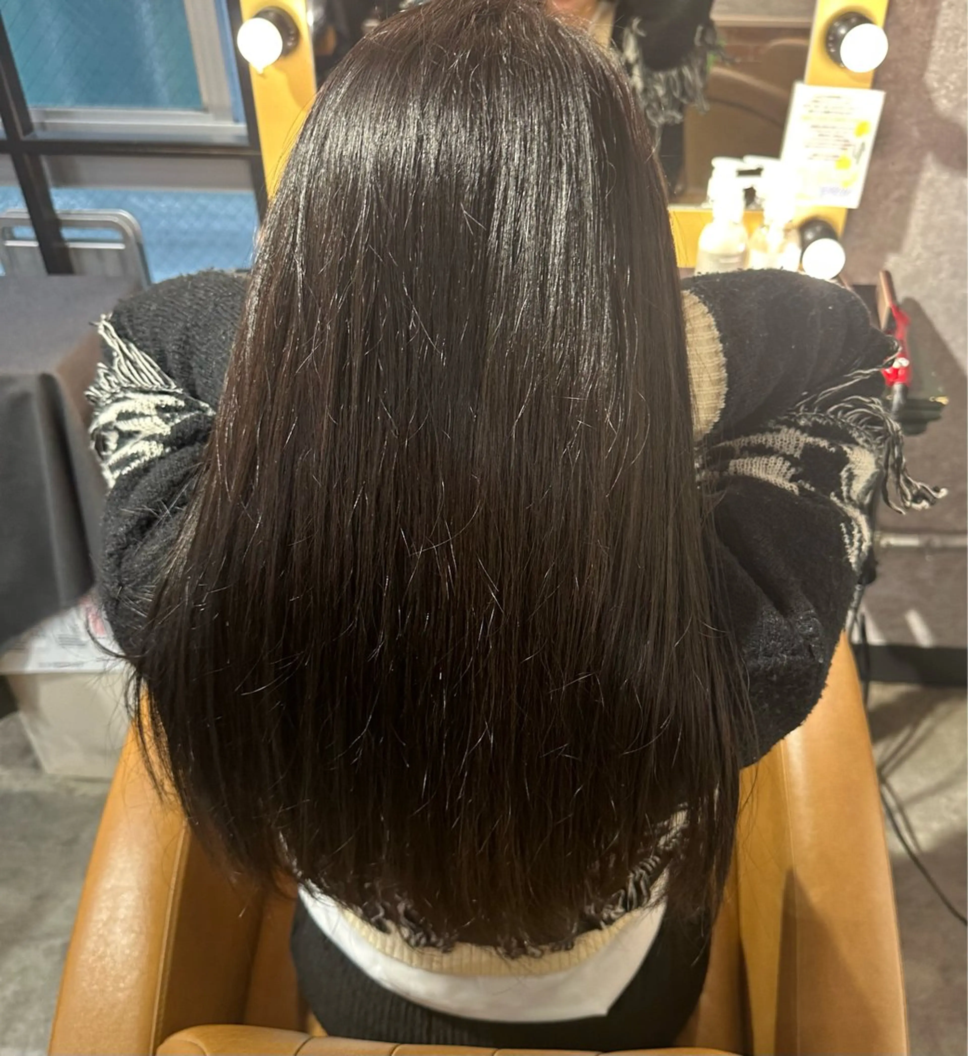 ロング カラー ヘアカラー トリートメント 🧡縮毛矯正/ ✨艶カラー/芦川優磨のヘアスタイル