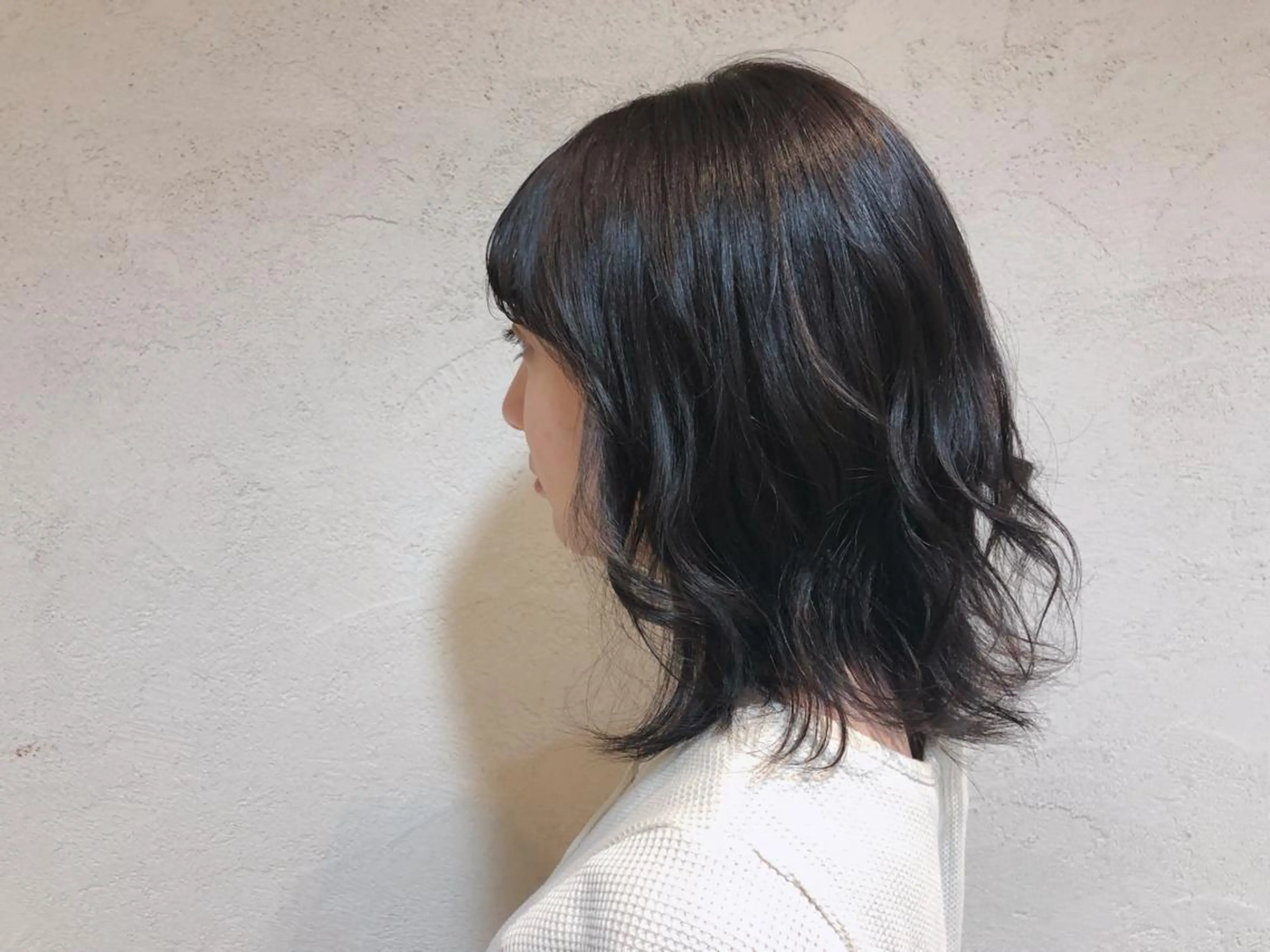 ミディアム カラー パーマ ヘアアレンジ ベージュカラー ラベンダーカラー まつパ/まつエク Ci belleのマツエク・マツパデザイン