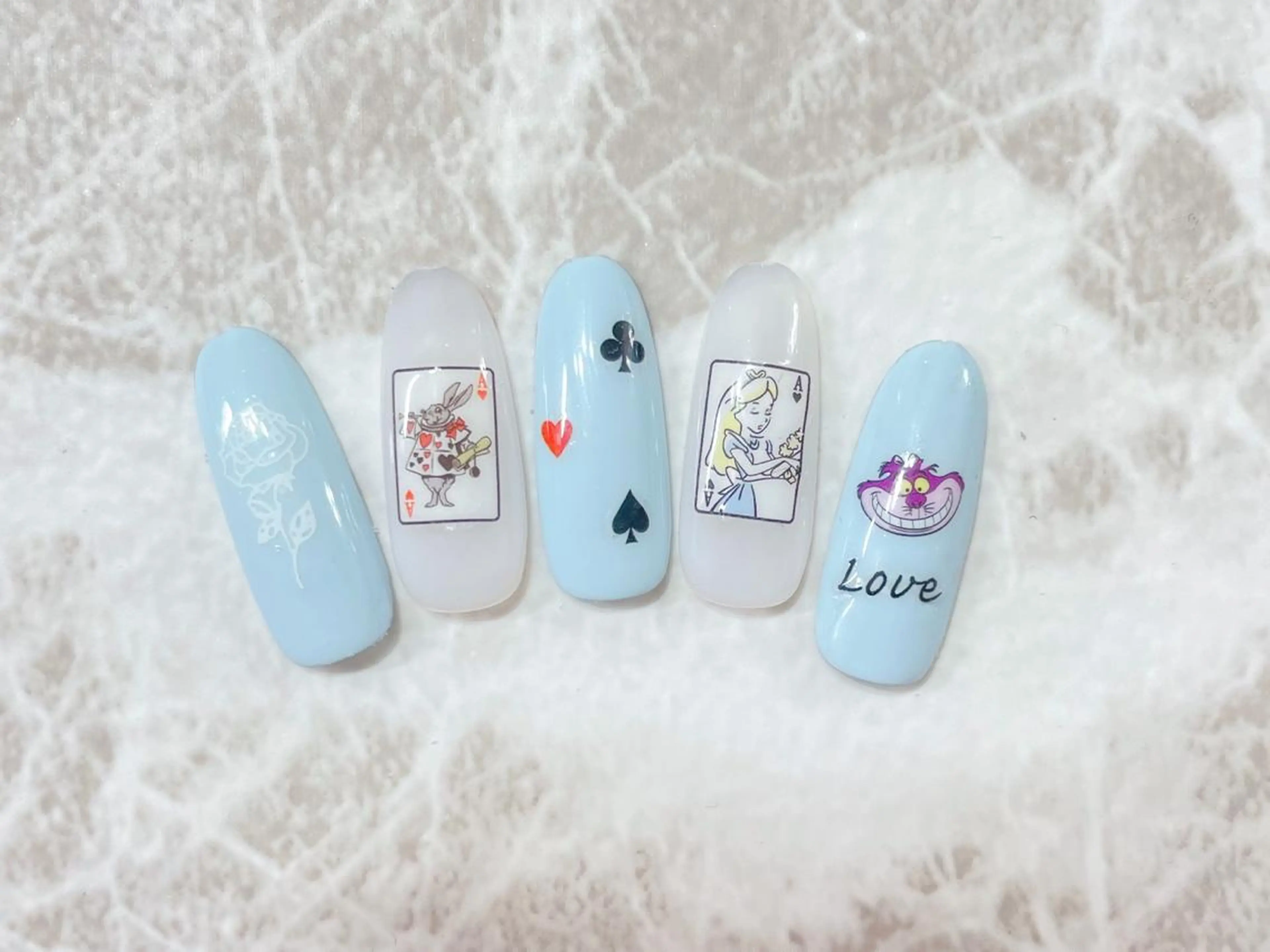 ネイル ハンドネイル マジック ミラーのネイルデザイン