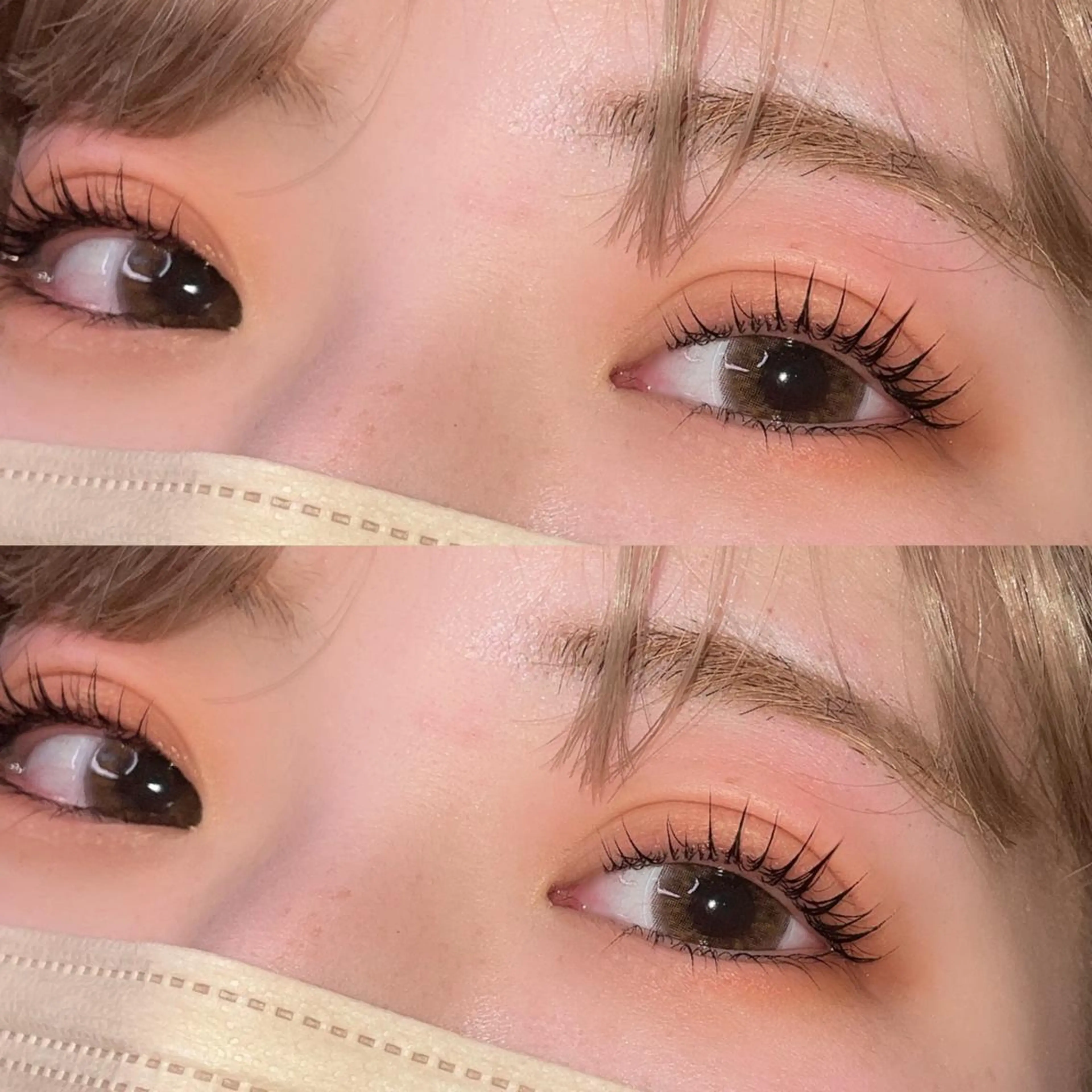 マツエク・マツパ パリジェンヌラッシュリフト まつげパーマ 一重×まつ毛パーマ LAUREL川崎店 ERIKO🐰束感♡のマツエク・マツパデザイン