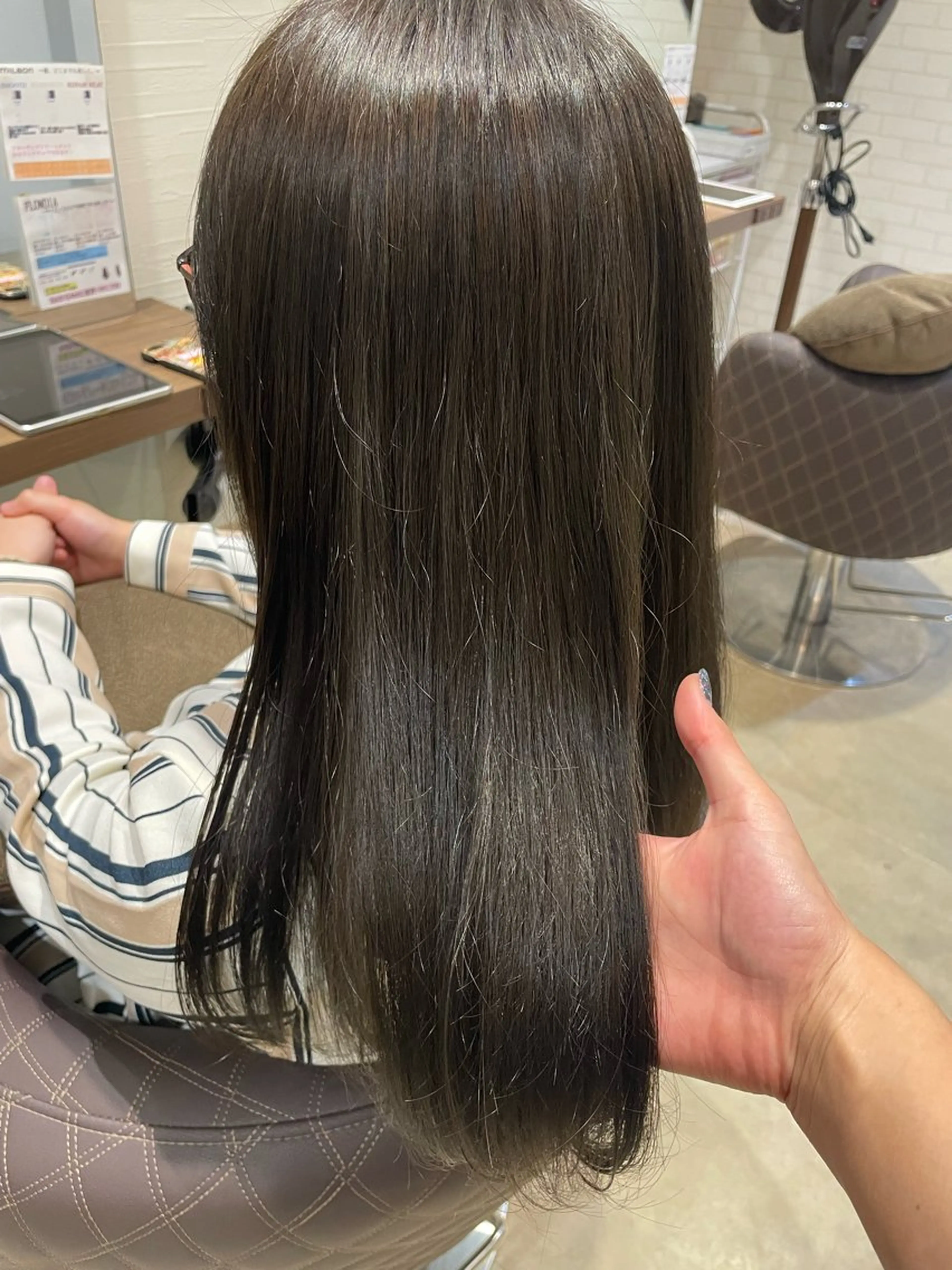 カラー 透明感カラー グレージュ オリーブグレージュ オリーブグレー MICHIRU 🐈‍⬛💞のヘアスタイル