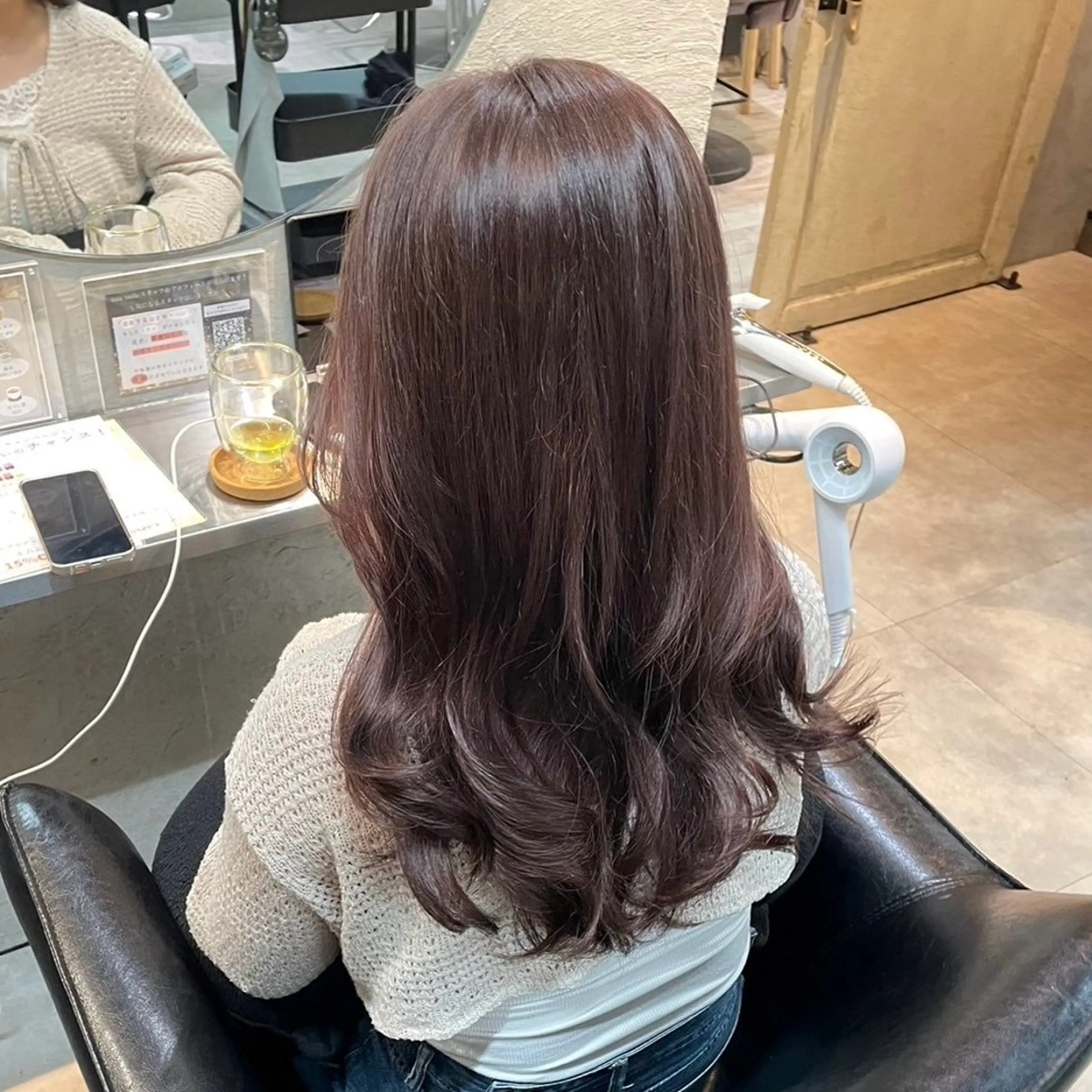 カラー こうら かすみのヘアスタイル