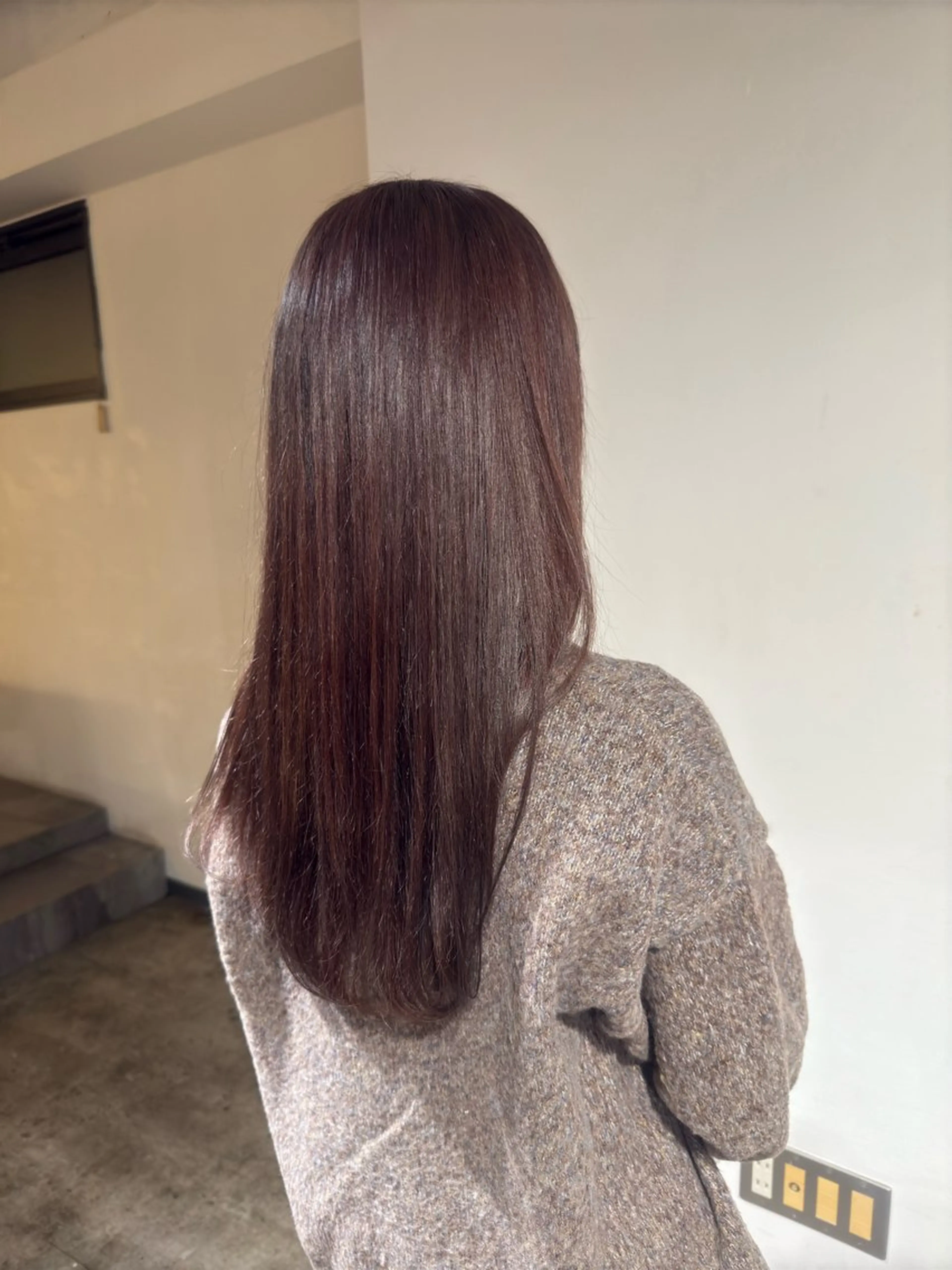ロング カラー ブラウンカラー レッドカラー 🫧ブリーチモデル/ 透明感カラー /みきのヘアスタイル