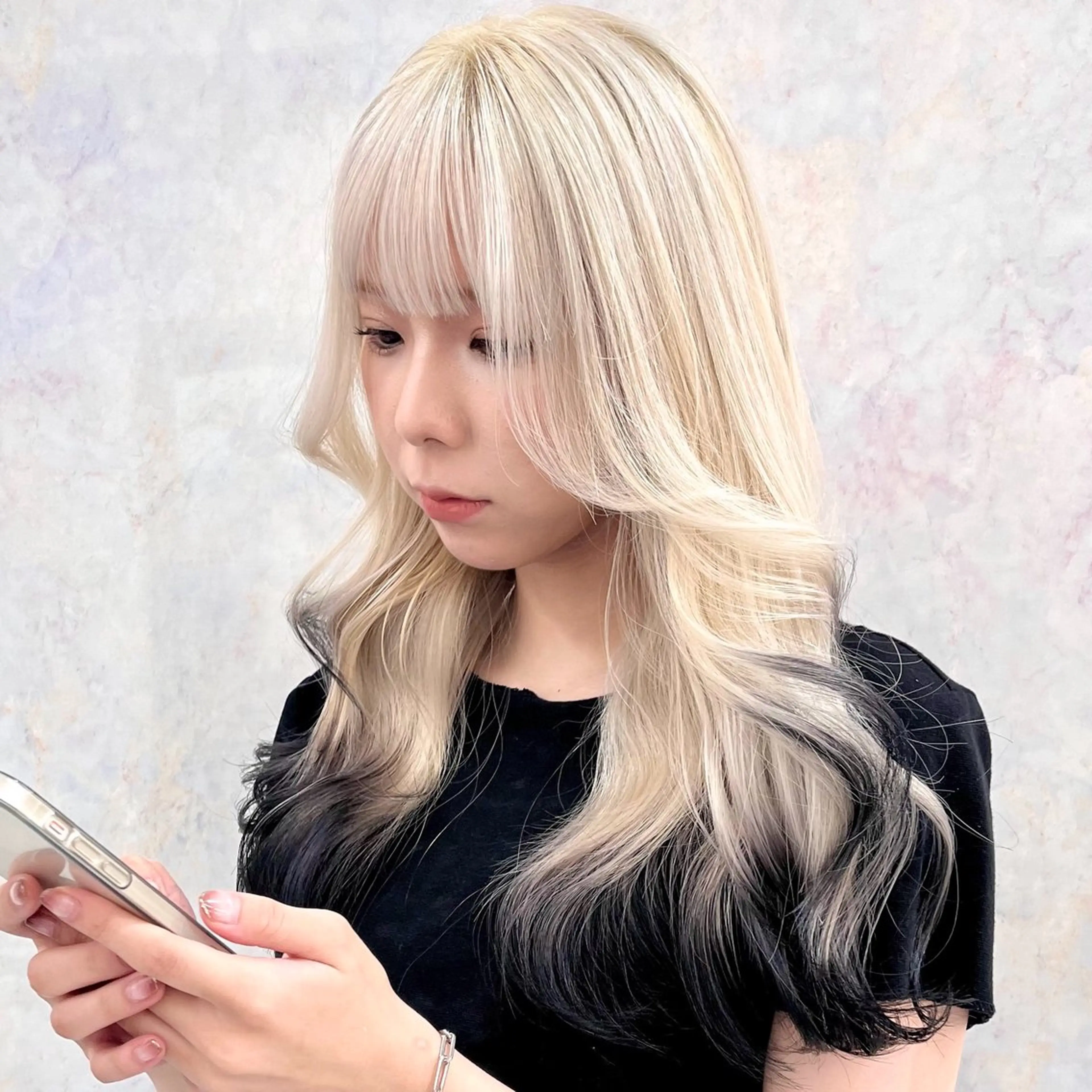 ミディアム カラー パーマ ヘアアレンジ メンズ キッズ メンズブリーチ ブリーチ カット ヘアカラー トリートメント 💖オタク美容師 ꒰ঌ♡モモ♡໒꒱のヘアスタイル