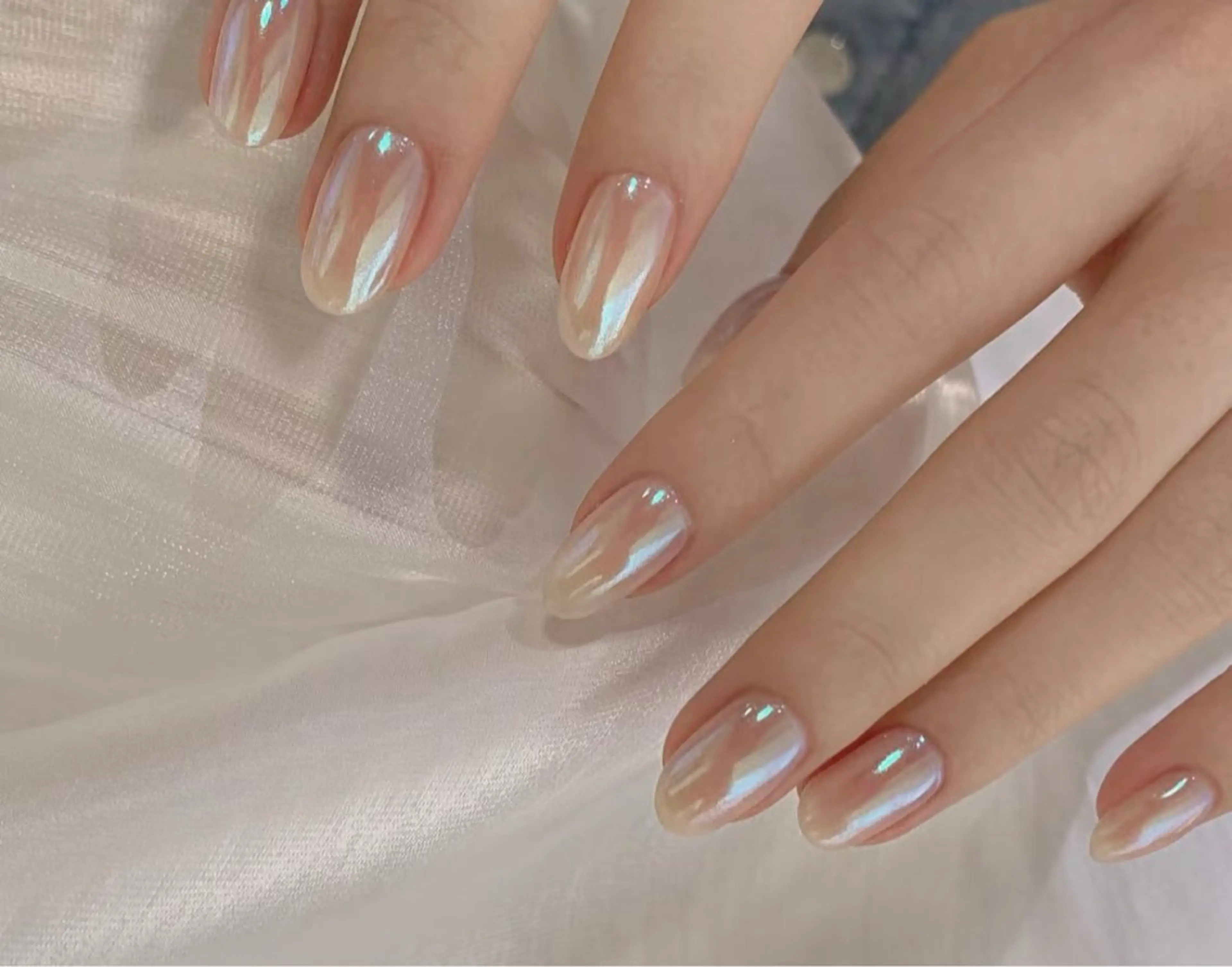 ネイル オーロラネイル フラワーネイル フットネイル フレンチネイル ジェルネイル ハンドネイル 長さだし専門 ありさのネイルデザイン