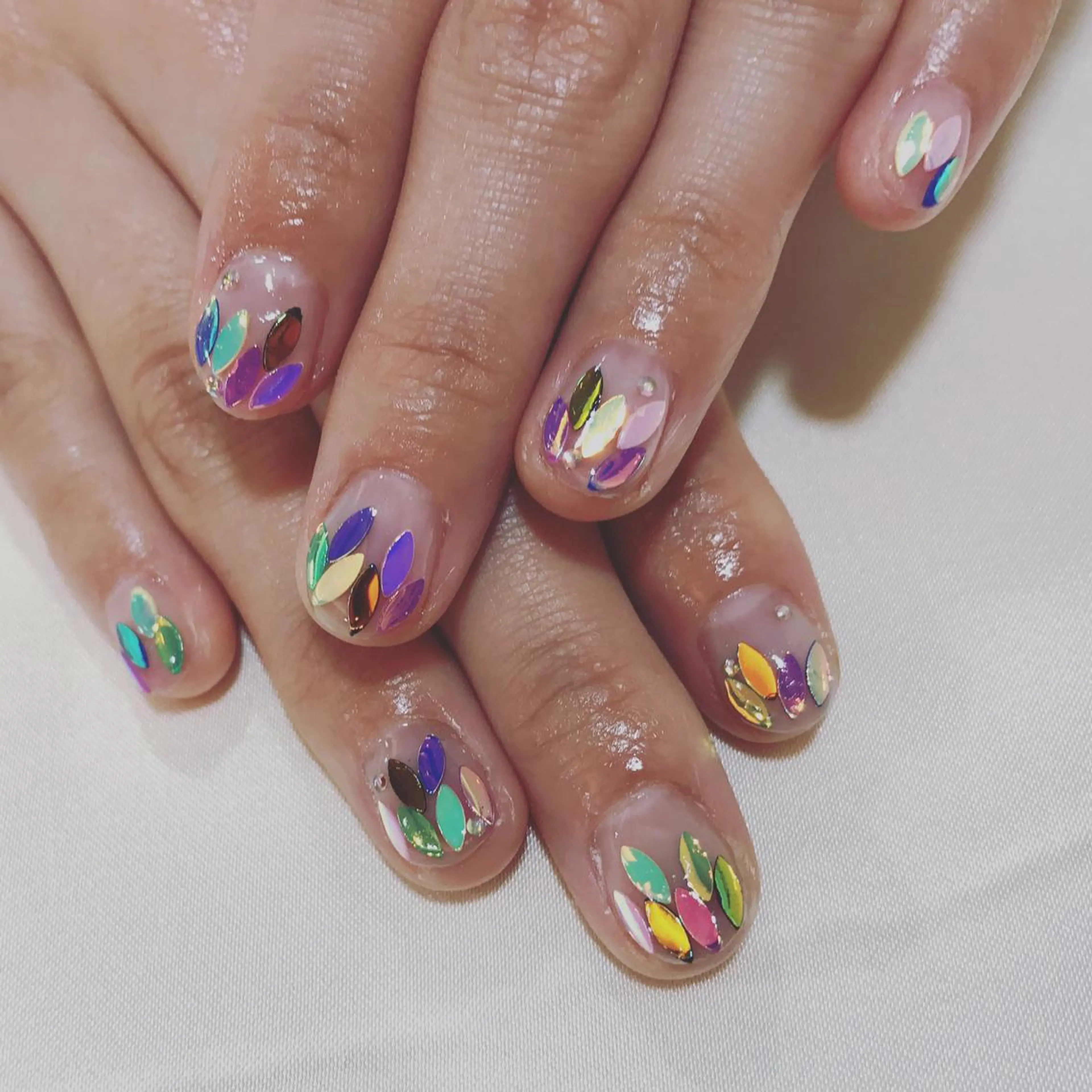 ネイル ホログラムネイル nailartist lisaのネイルデザイン