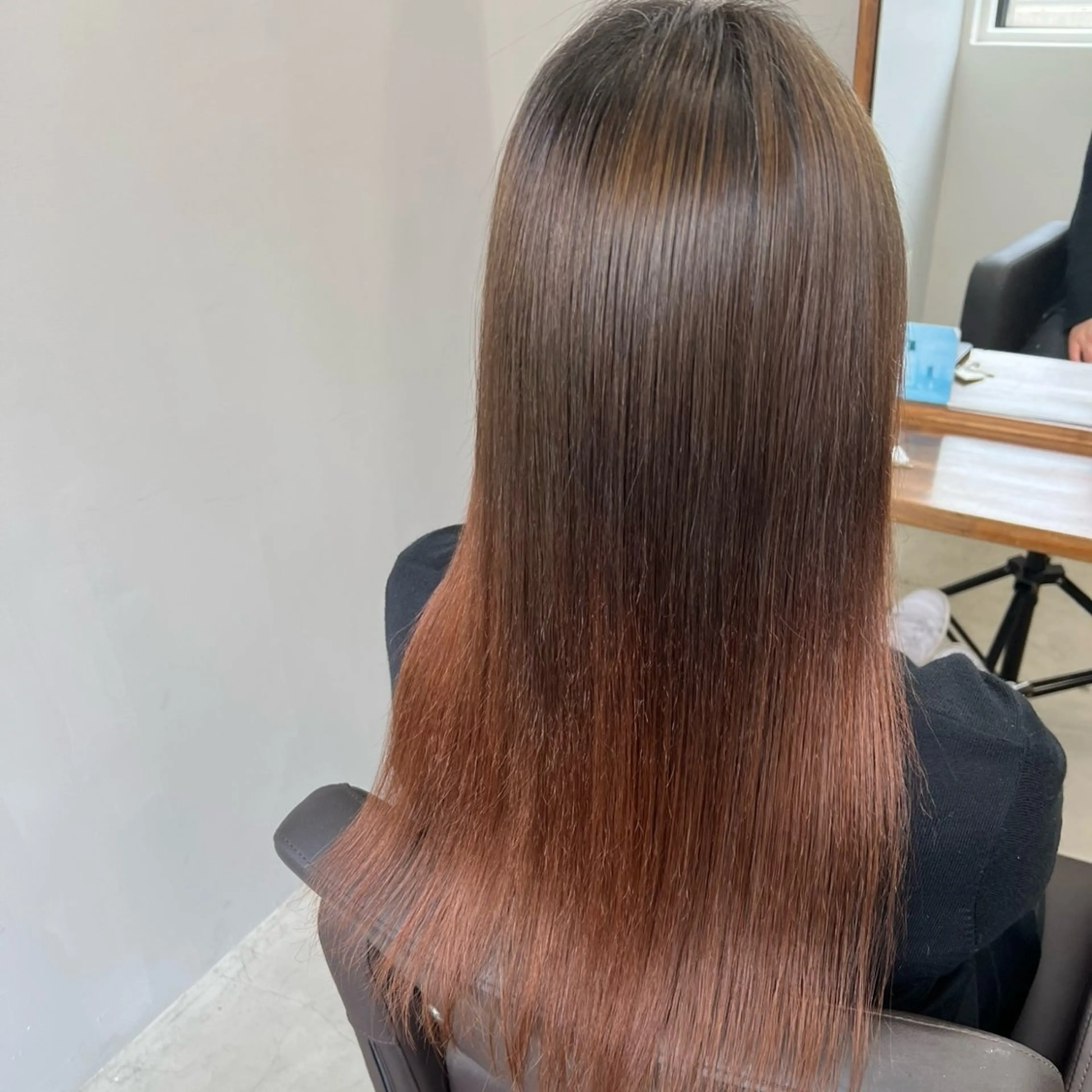 ロング 縮毛矯正 縮毛矯正 藤澤 めぐのヘアスタイル