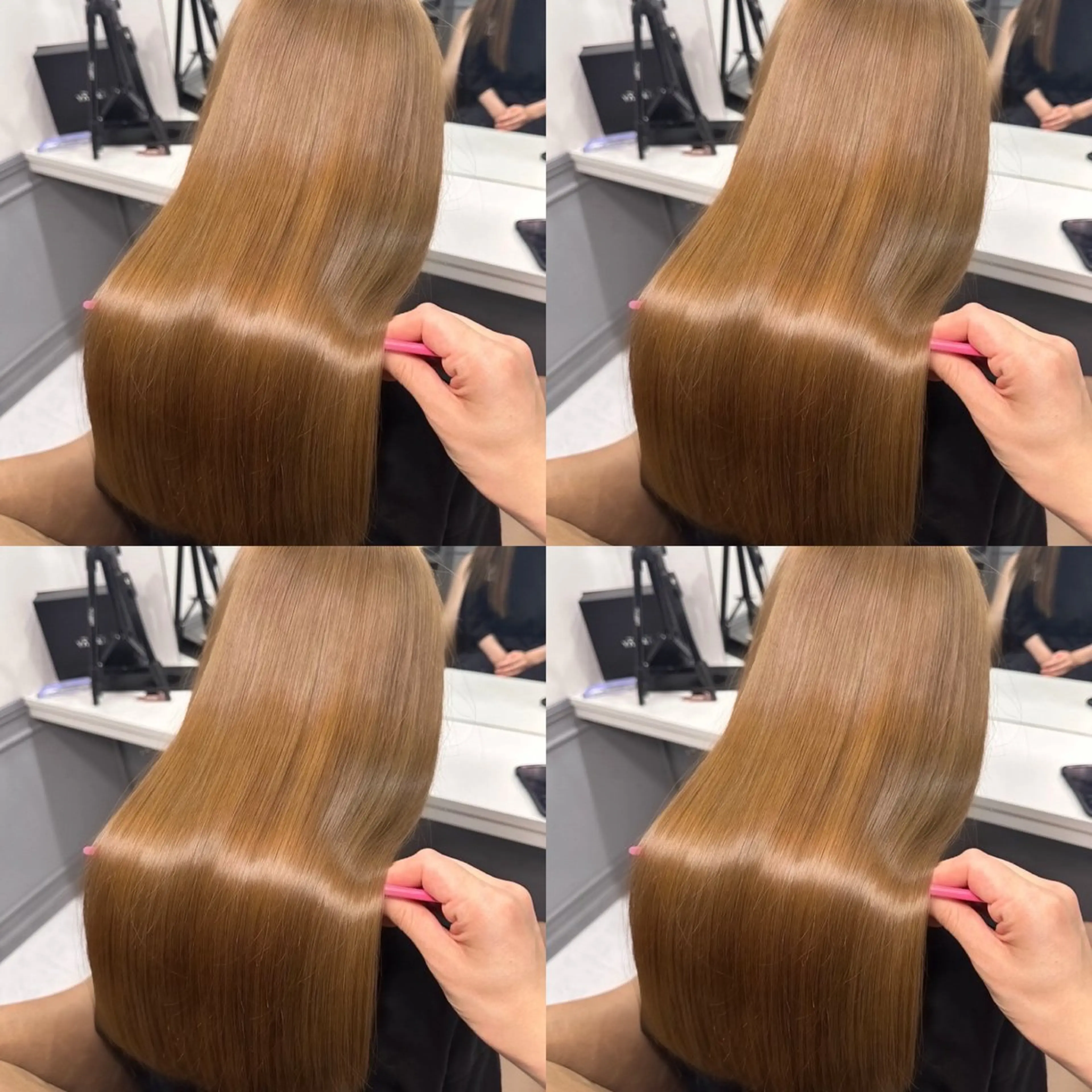 ロング カット ヘアカラー トリートメント 💎韓国レイヤー ×エクステゆうま💎のヘアスタイル