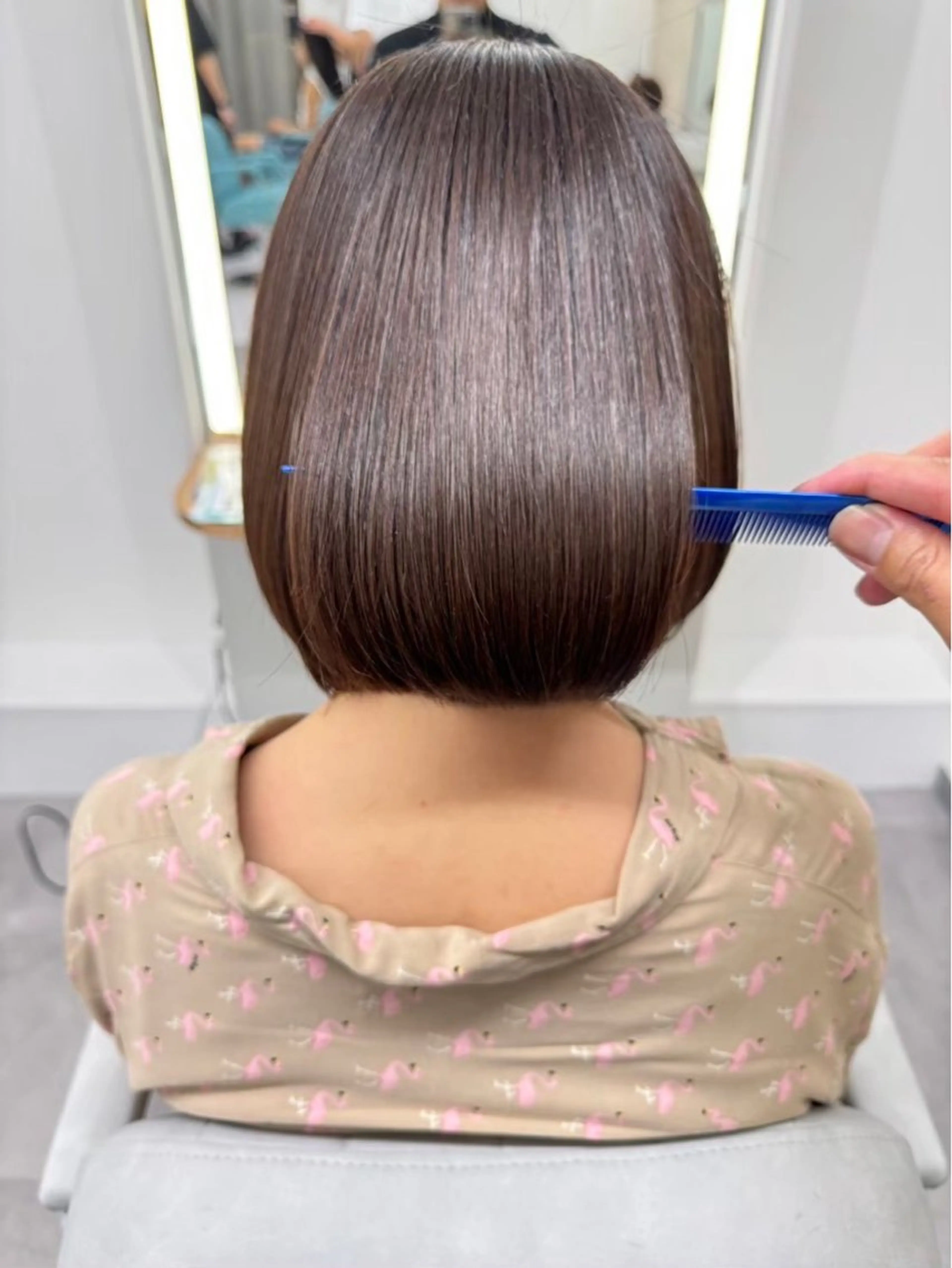 縮毛矯正 上川 柚綺のヘアスタイル