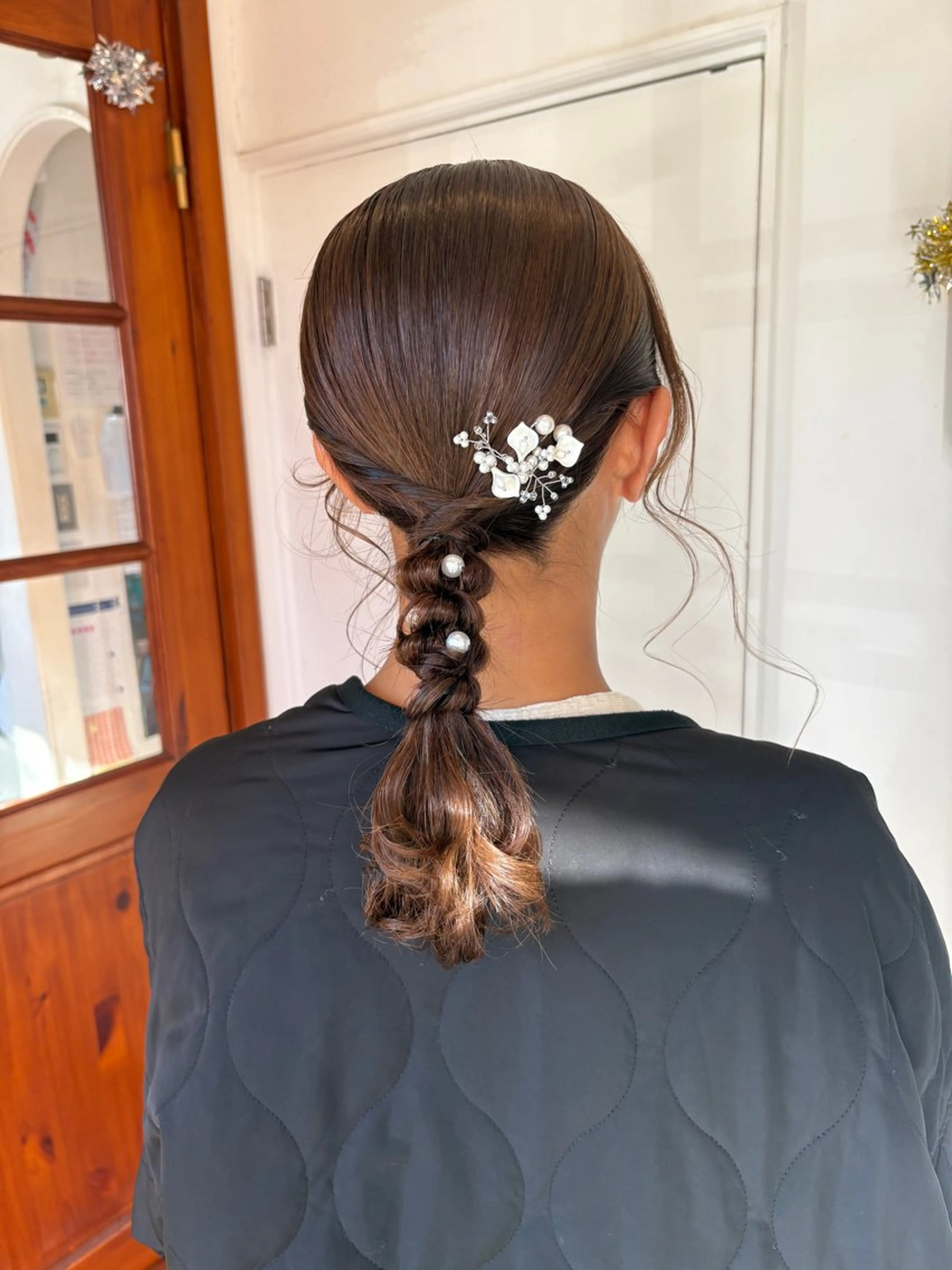 ヘアアレンジ ヘアセット 塔崎 りこのヘアスタイル