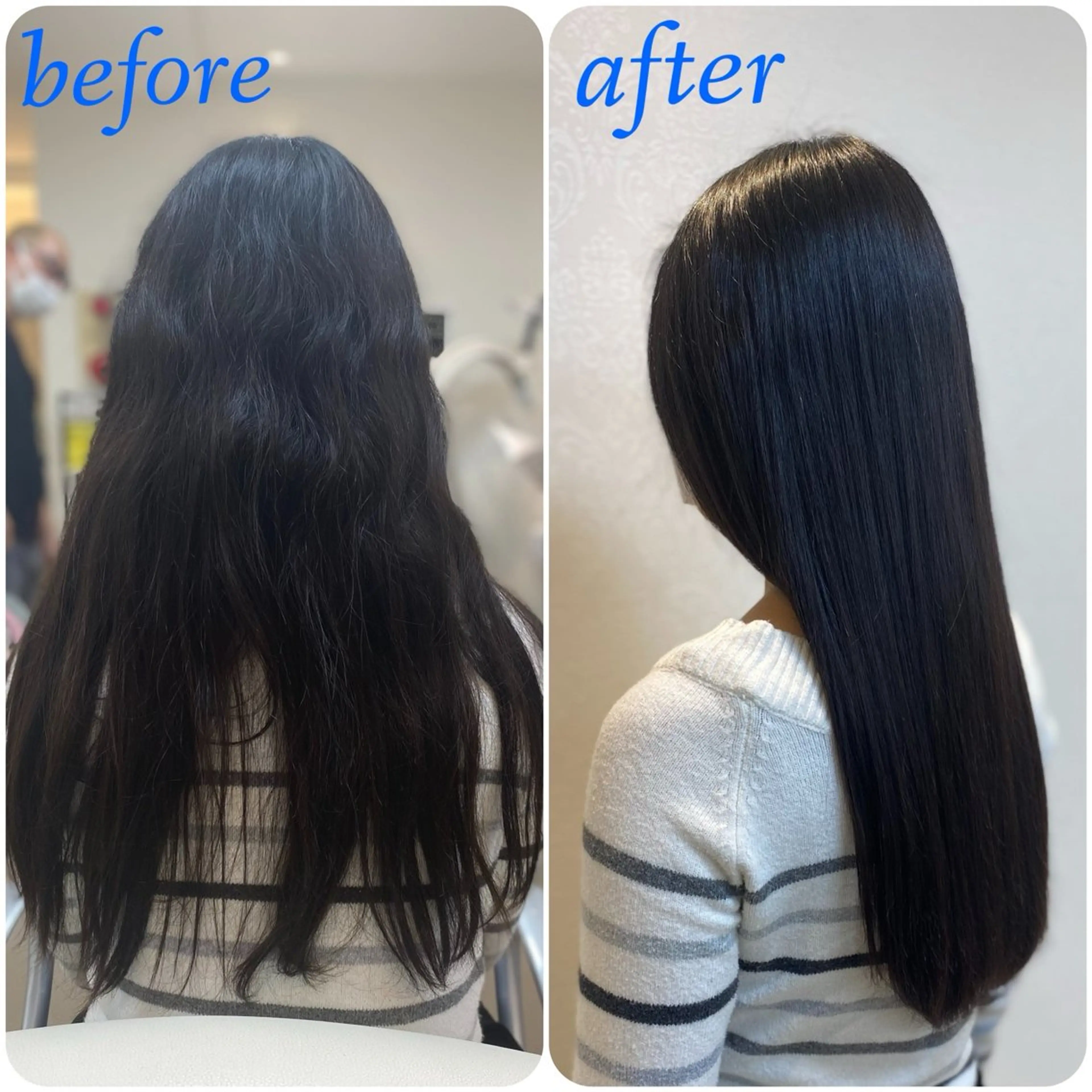 ✨期間限定価格🍎カット＋輝髪（キラガミ）縮毛矯正＋髪質改善トリートメント🌟の写真