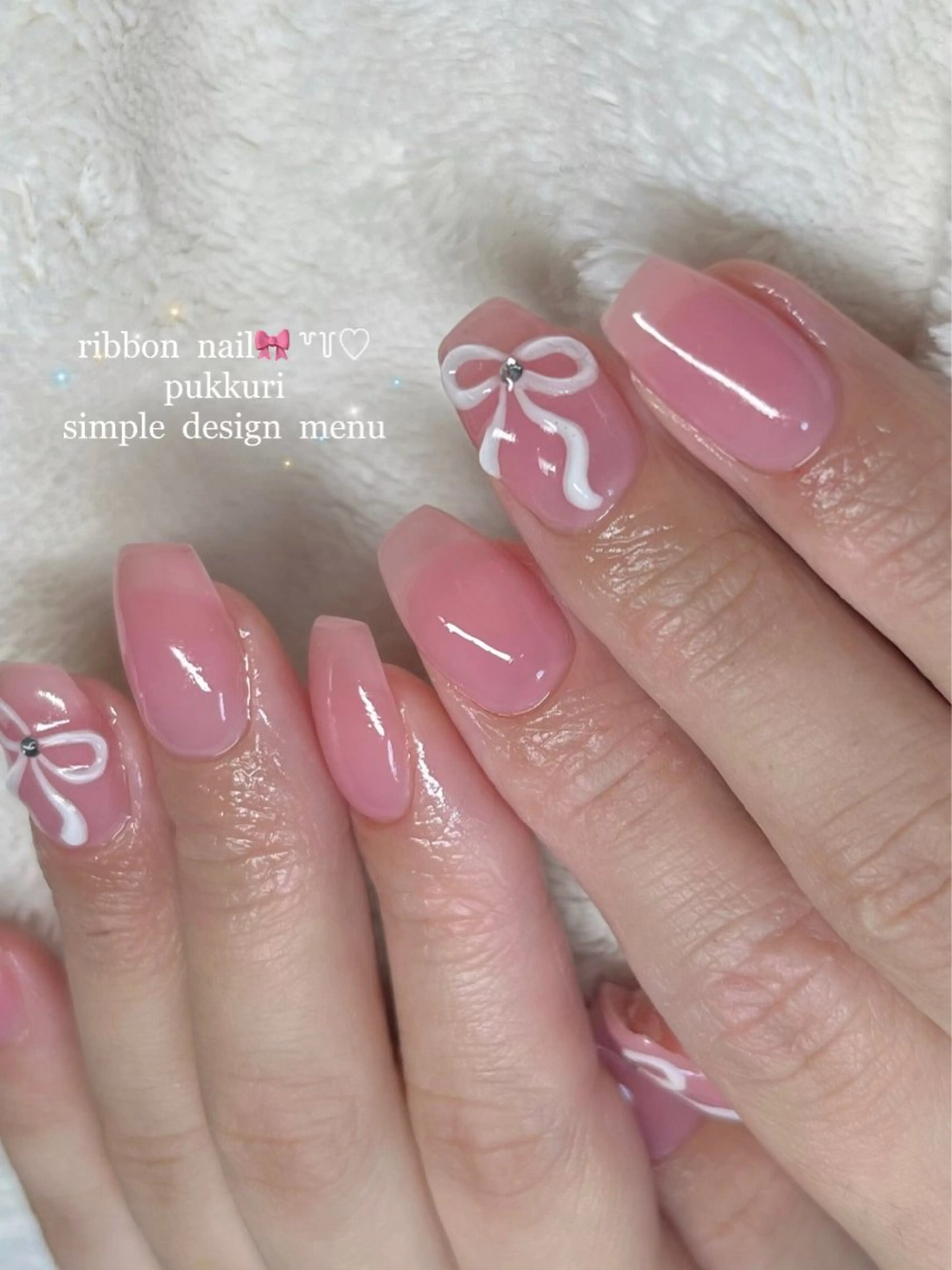 ネイル ハンドネイル dimples yuki🎀 ꒷꒦♡のネイルデザイン