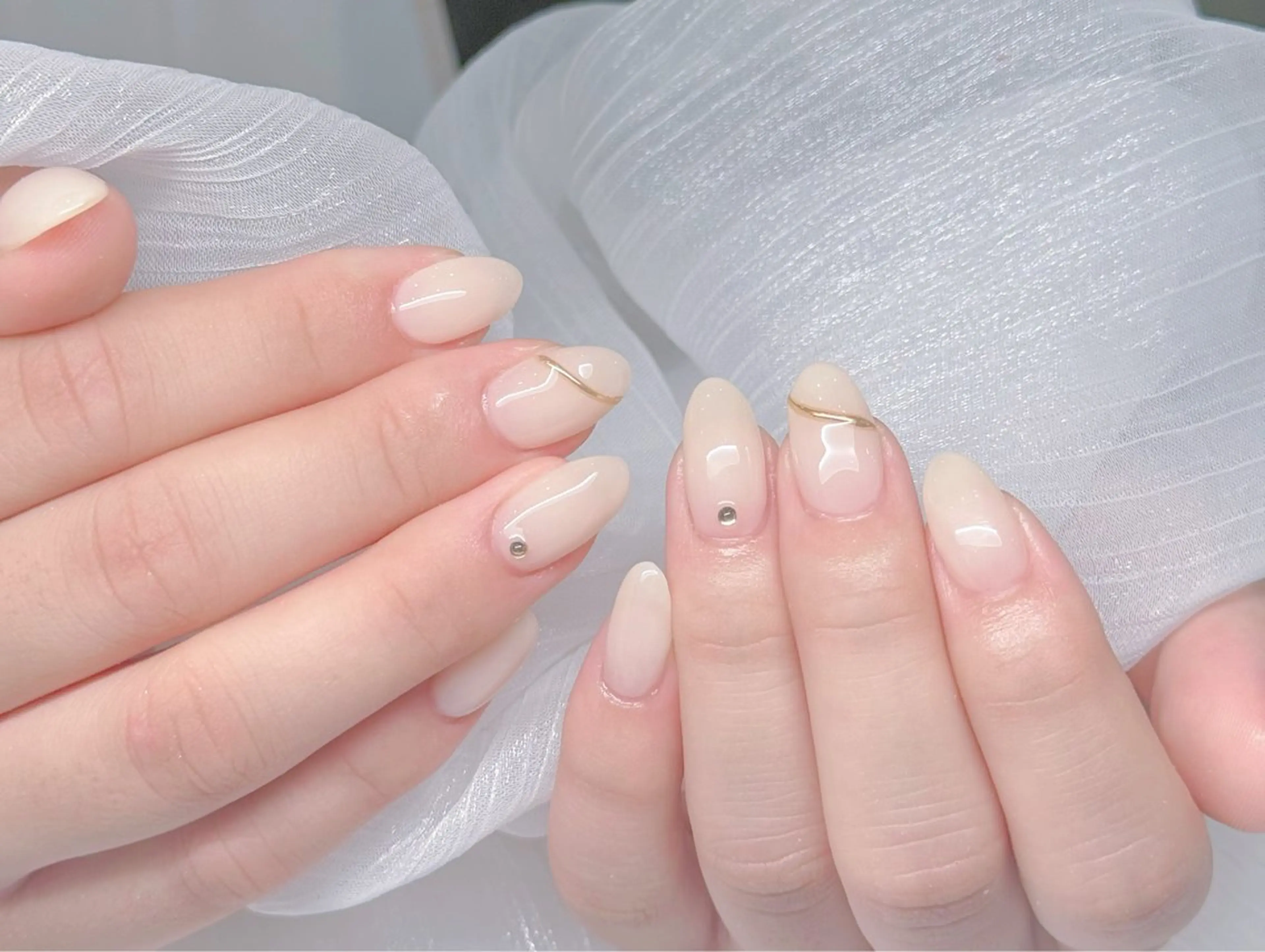 ネイル チークネイル フレンチネイル 韓国ネイル マグネットネイル ミラーネイル MILO 168 池袋のネイルデザイン