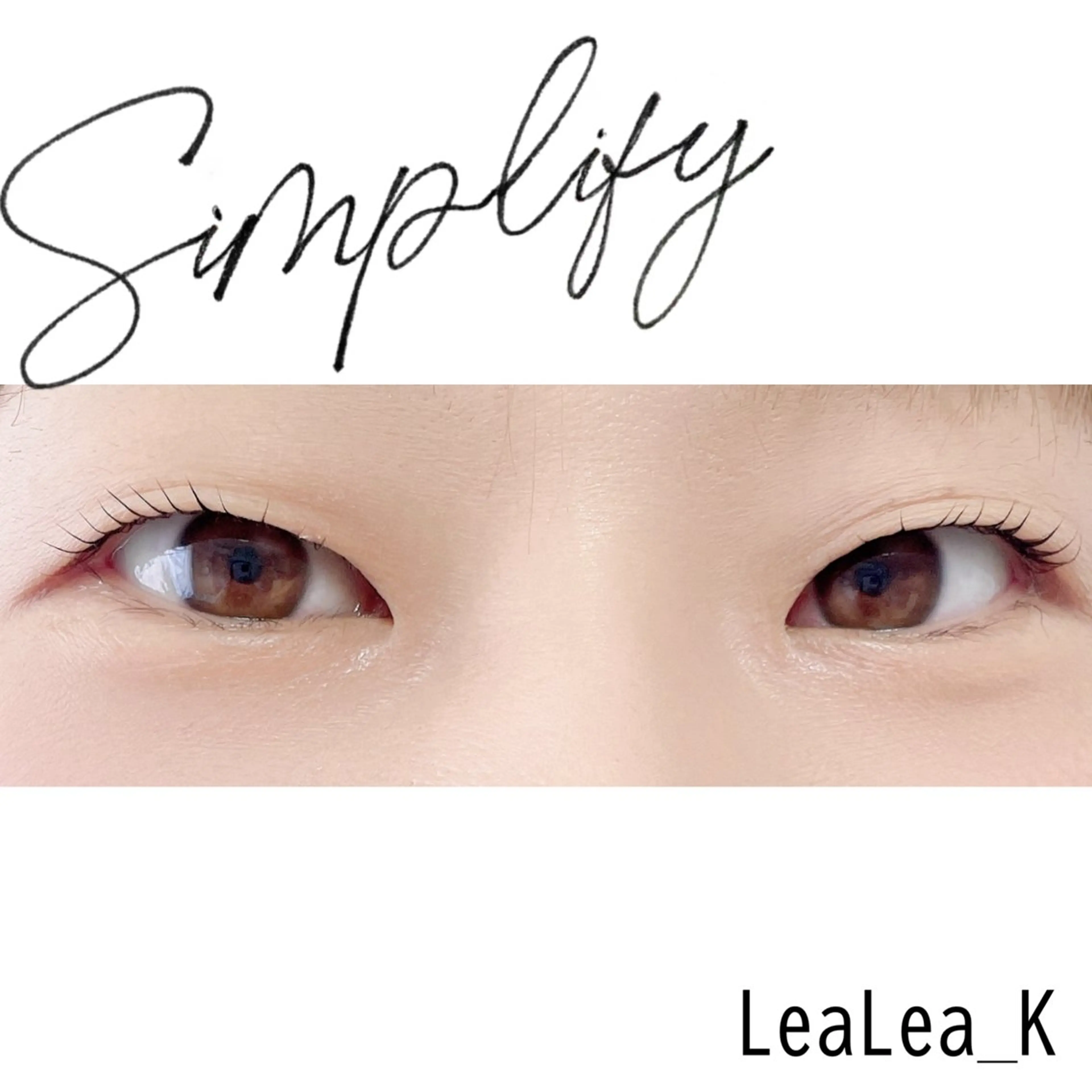 マツエク・マツパ 一重×まつ毛パーマ LeaLea_K MIZUKIのマツエク・マツパデザイン