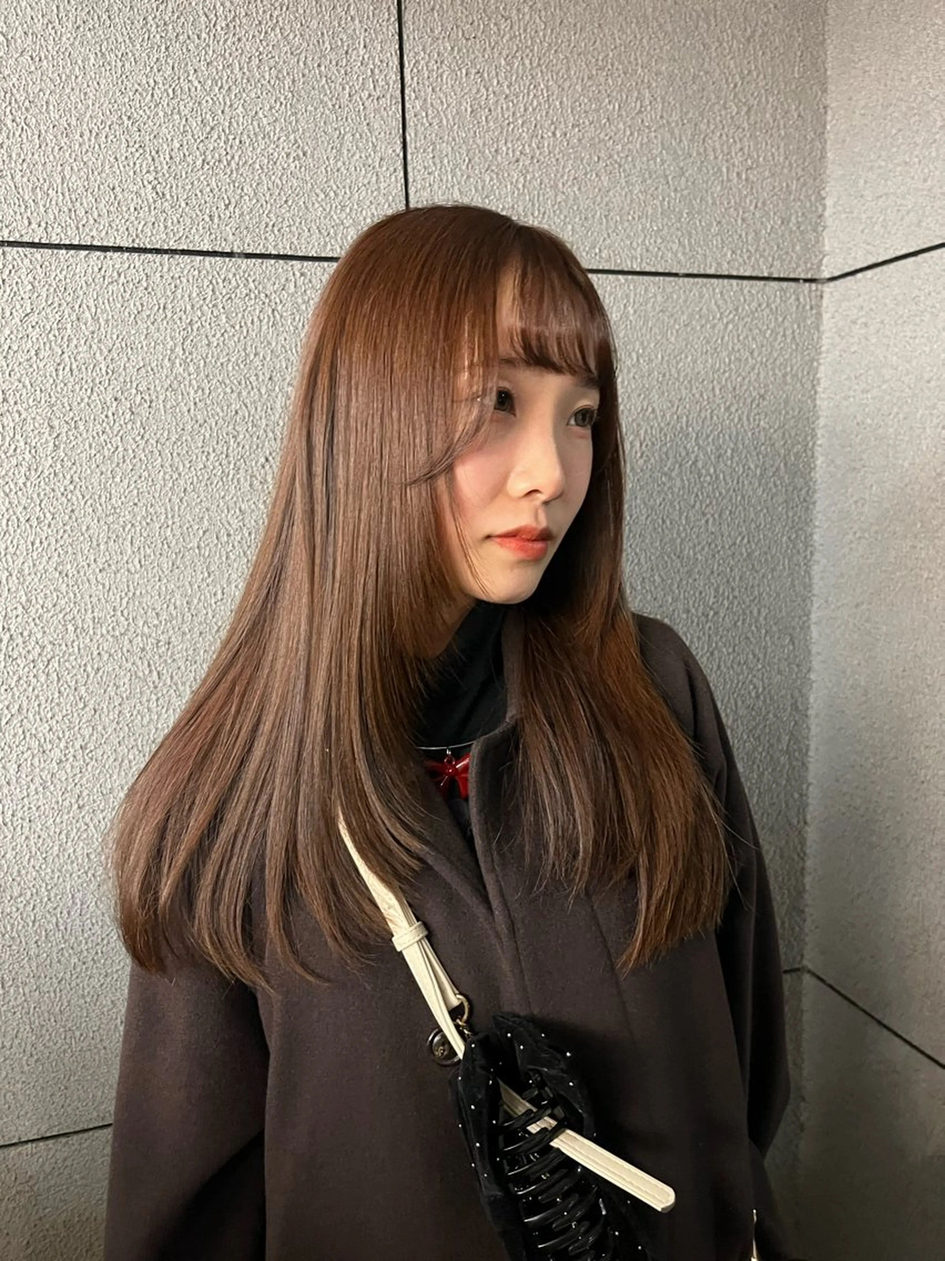 ロング カット Sanaダブルカラー ✨️パルコ徒歩1分のヘアスタイル