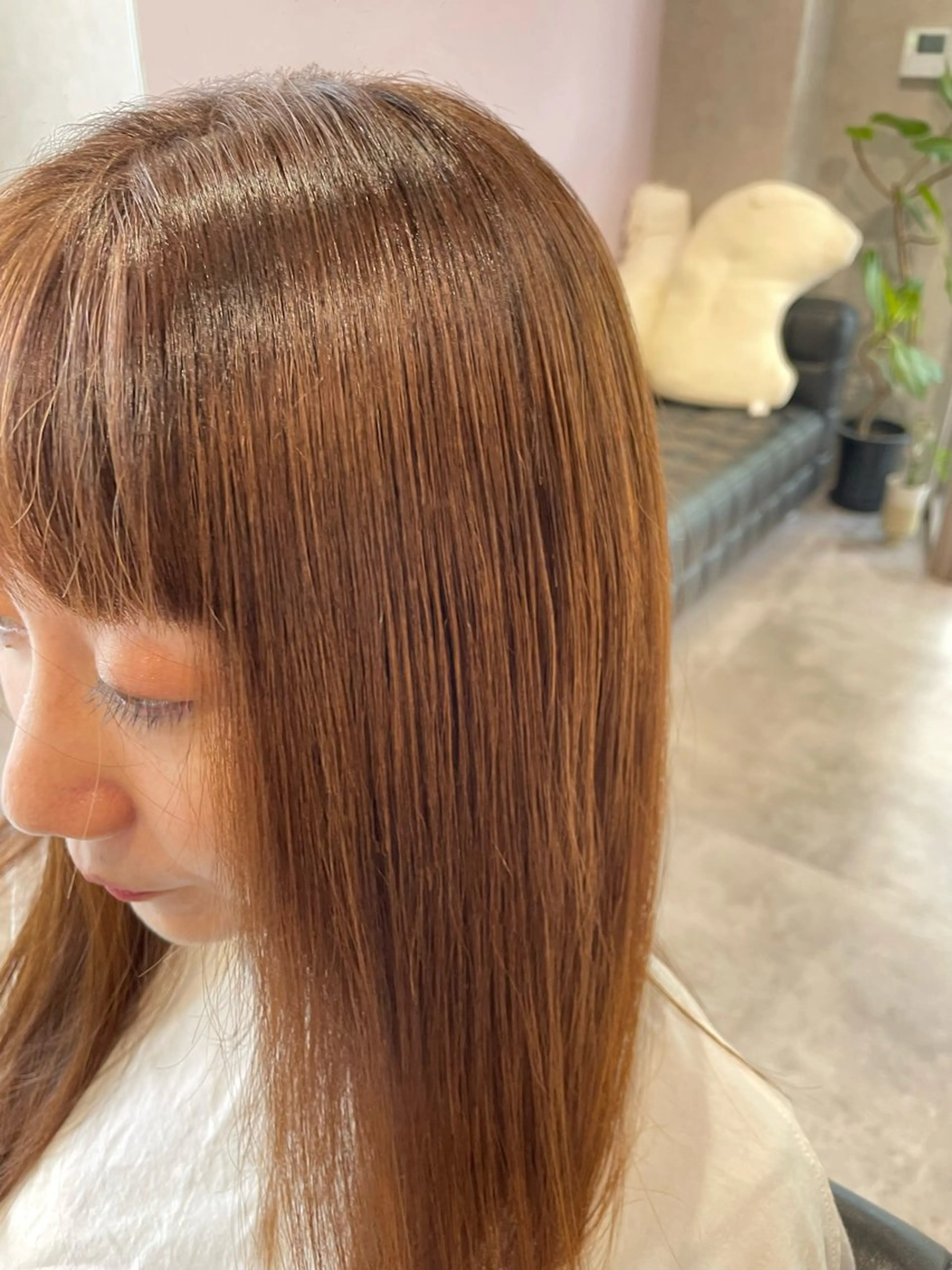 ミディアム 山内 彩愛のヘアスタイル