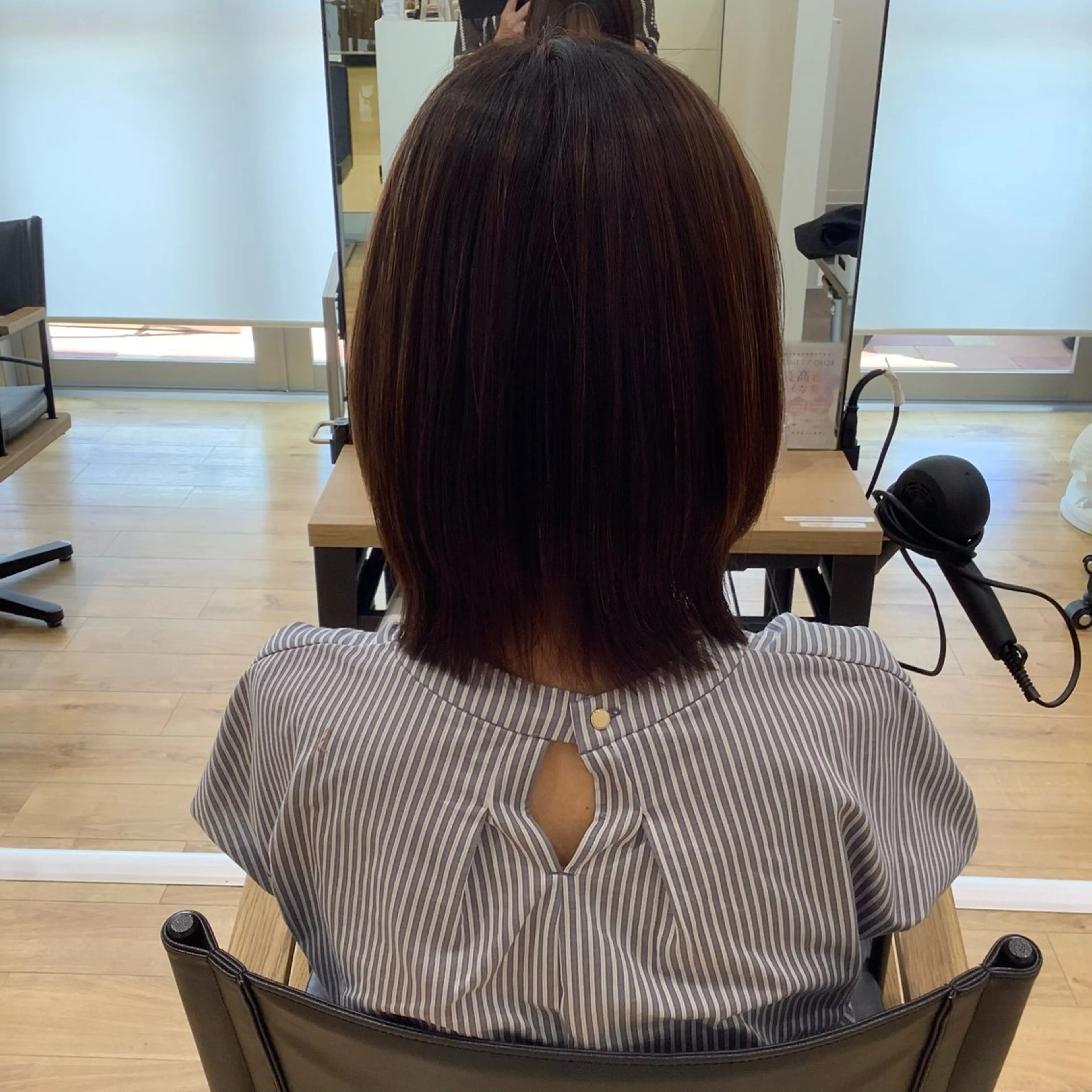 ミディアム カラー パーマ カット ヘアカラー エイジングケア特化 美容師✂️山崎竜二のヘアスタイル