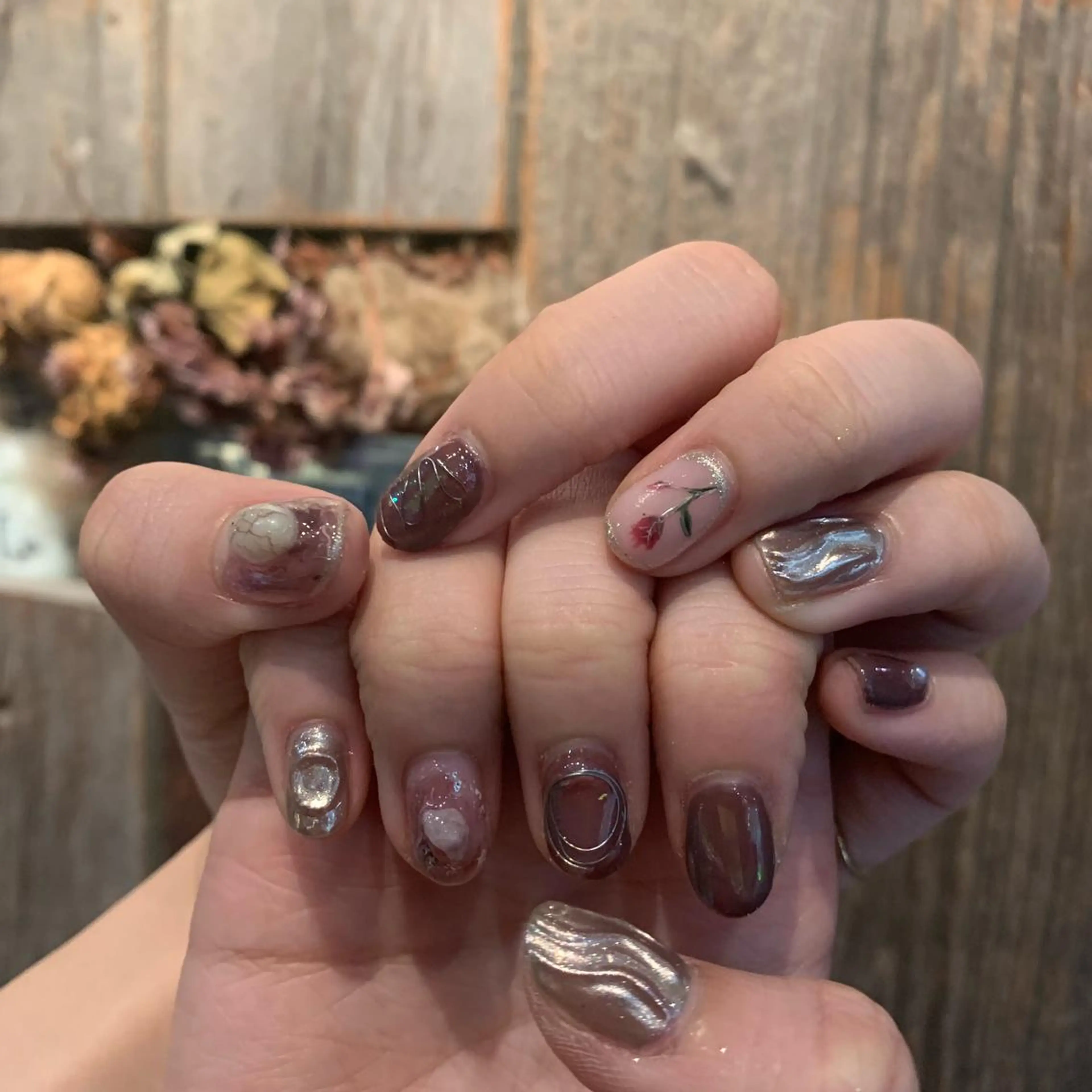 ネイル アートネイル AOI✩⡱ y2kネイルのネイルデザイン