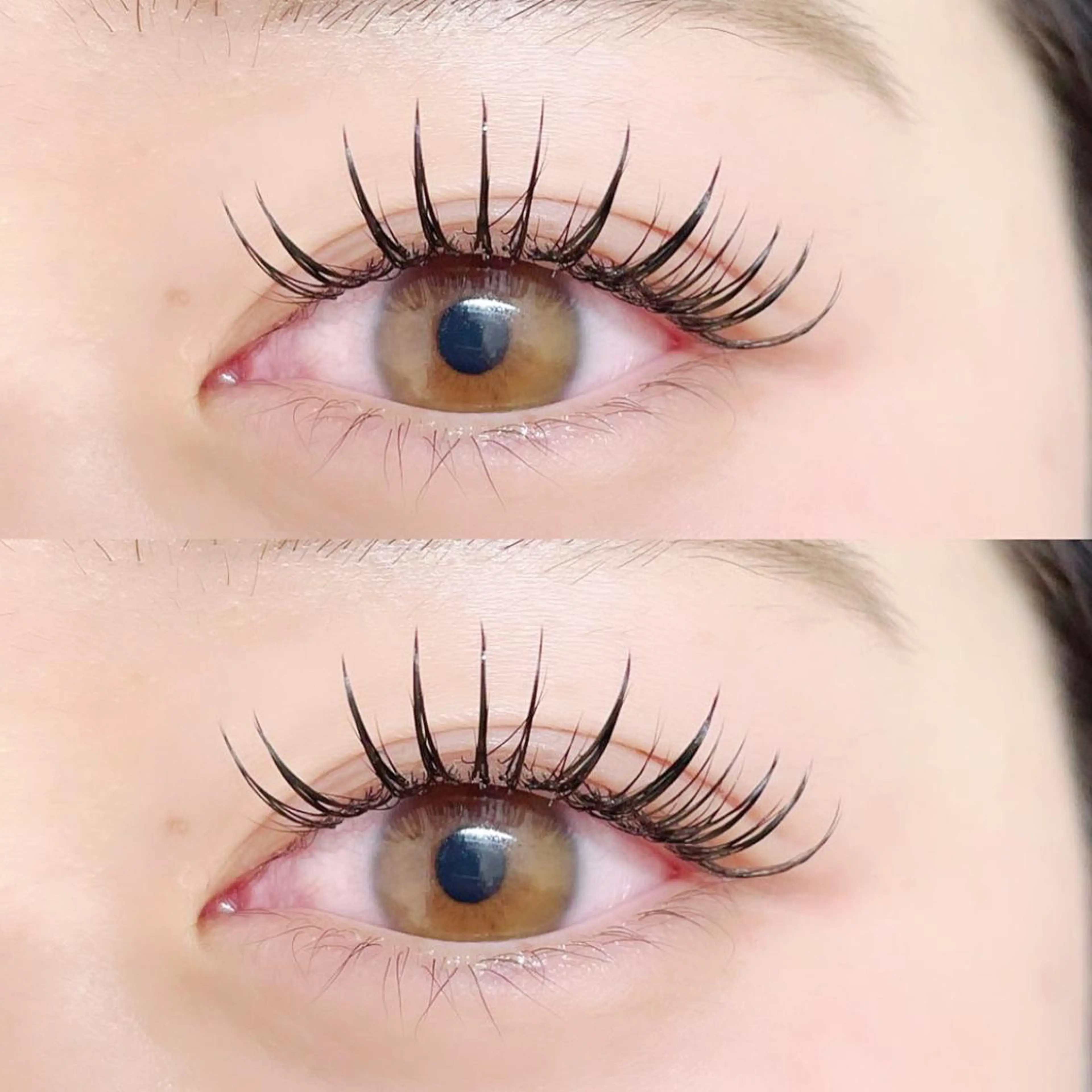 マツエク・マツパ フラットラッシュ 一重×まつ毛パーマ BAMBI 🖤KAWAIのマツエク・マツパデザイン