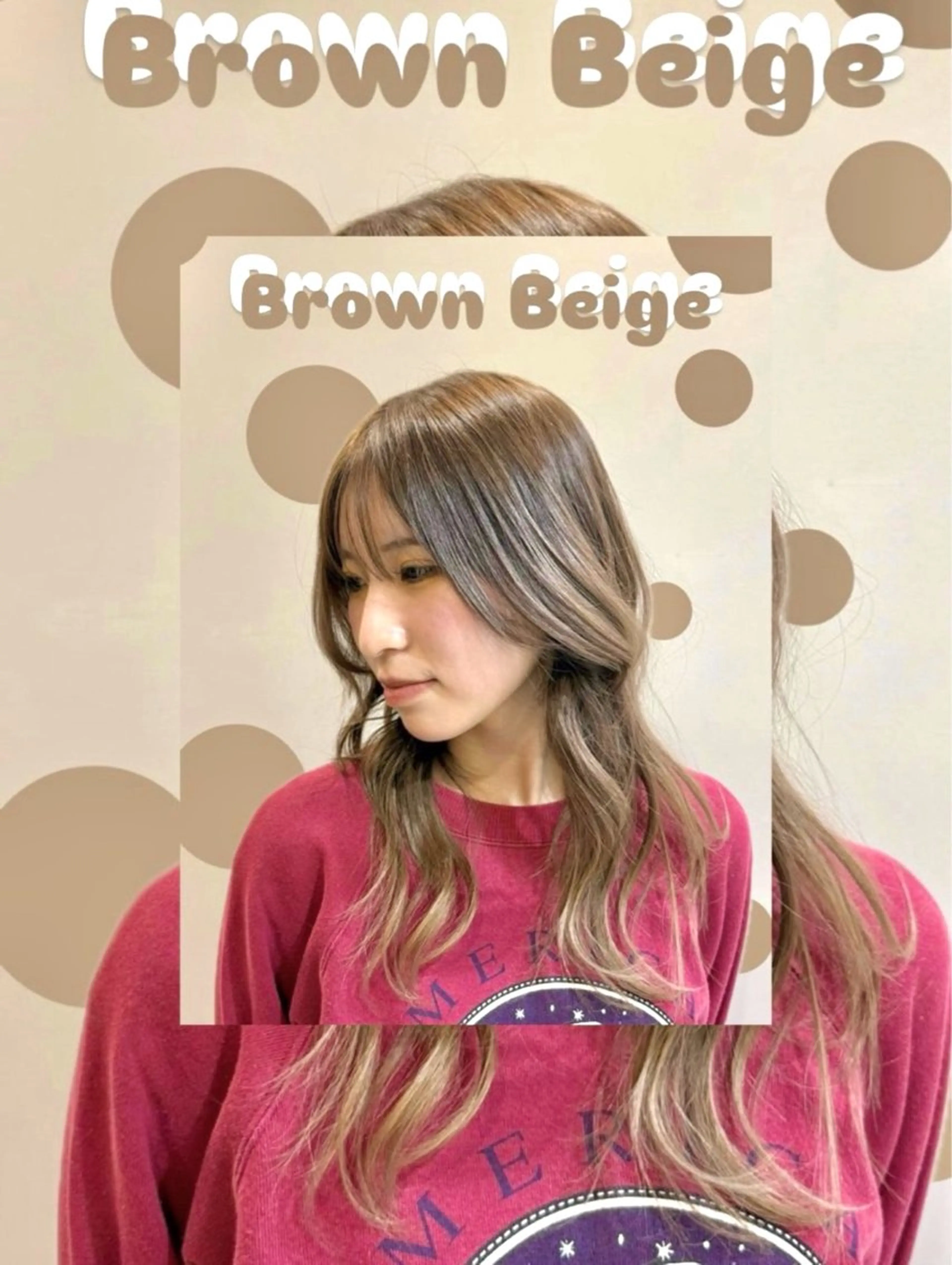 ロング カラー ベージュカラー ブラウンカラー ブラウンベージュ ヘアカラー 似合わせカラー／ 松岡茉和🐼🌈🌟のヘアスタイル