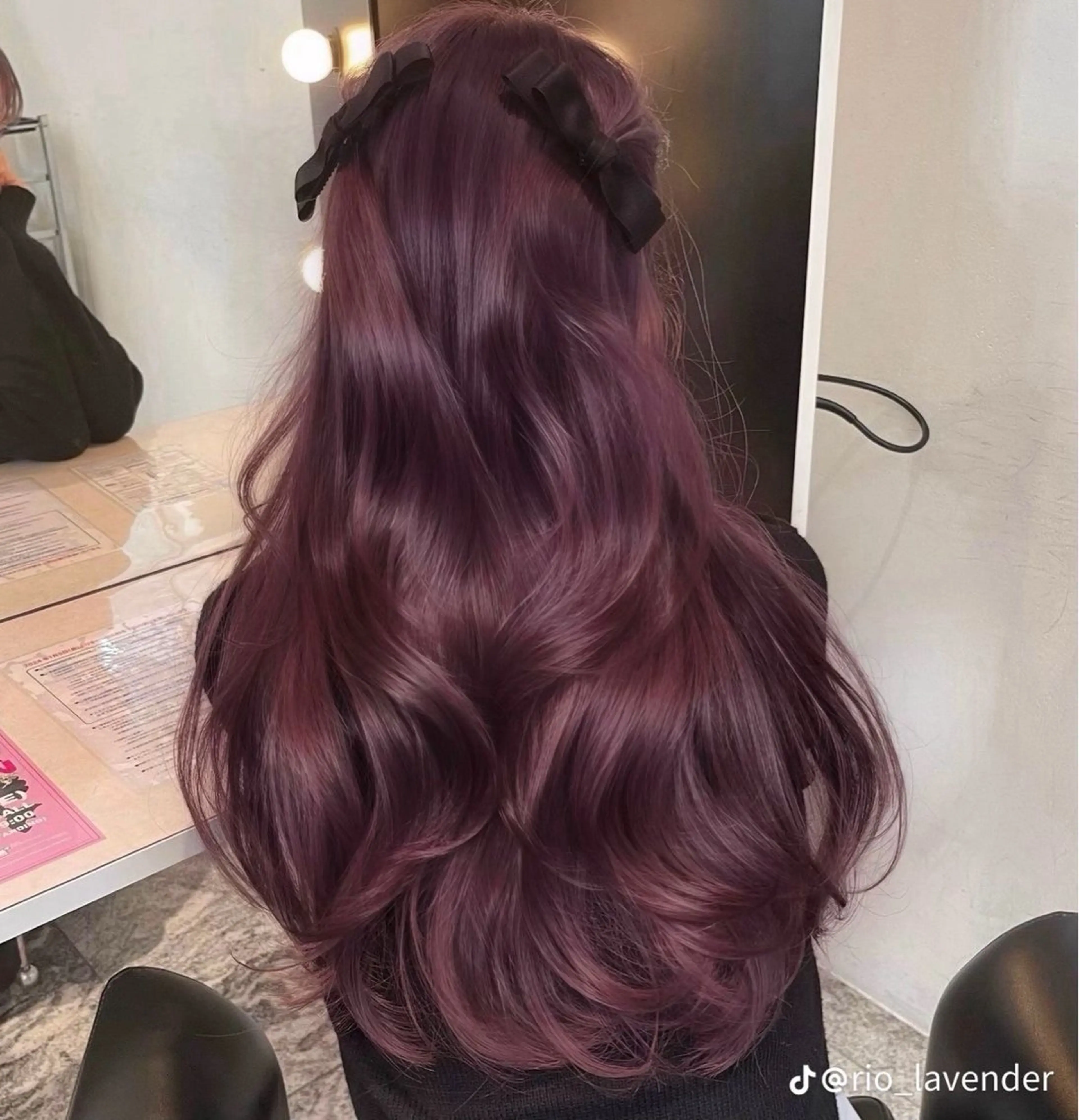 セミロング カラー ヘアアレンジ ケアカラー 縮毛矯正 💎韓国/ レイヤー カット/ 暖色🫧のヘアスタイル