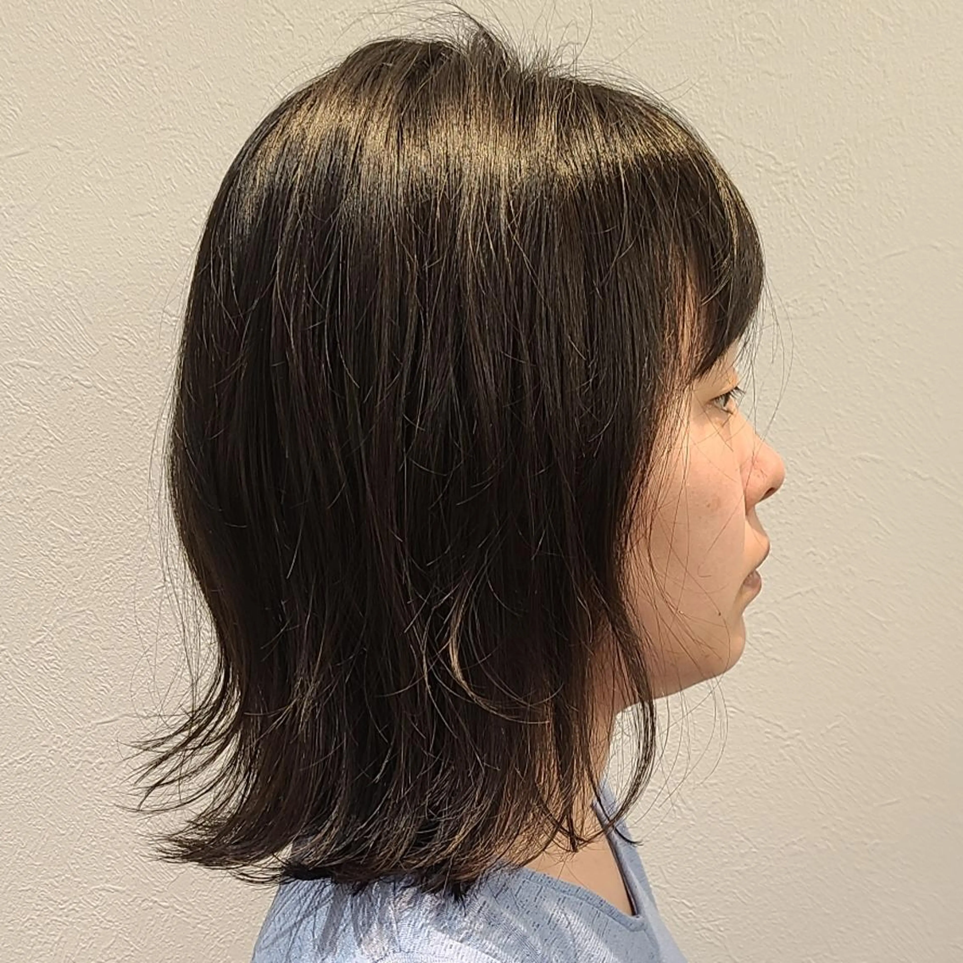 ミディアム ボブ 外ハネヘア Stirmaison RYUSEIのヘアスタイル